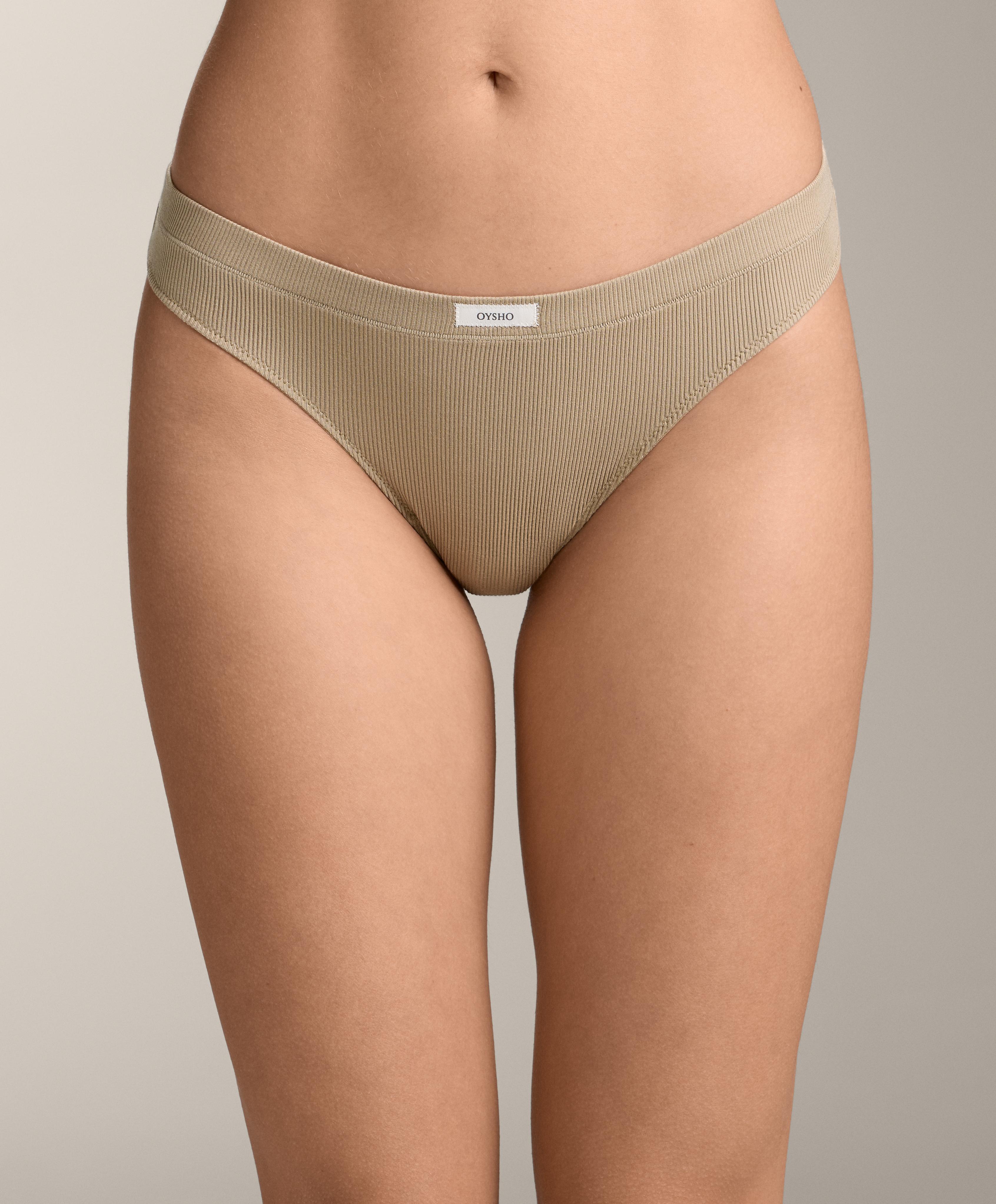 3 cotton blend rib logo thongs 3 cotton blend rib logo thongs