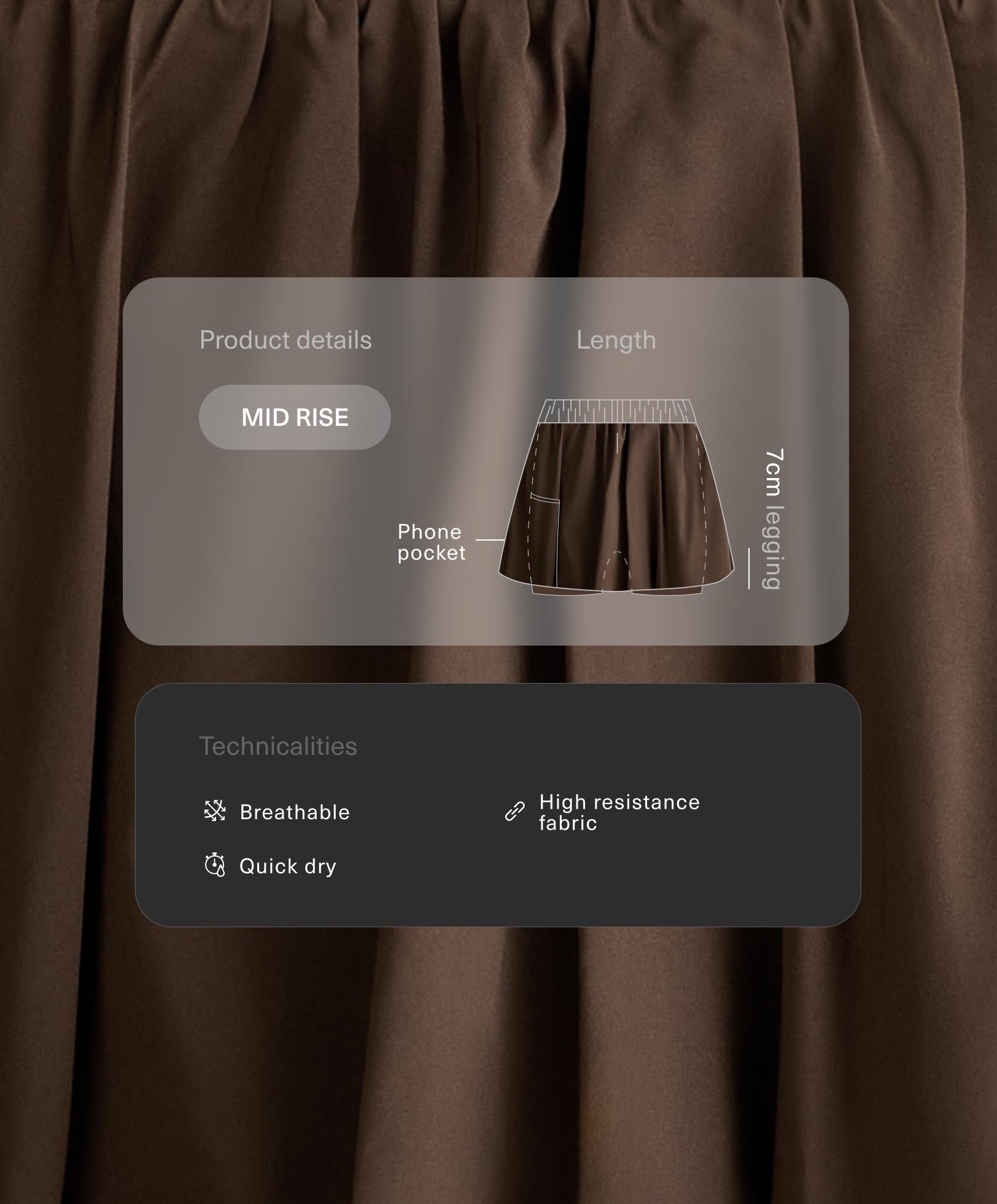 High rise Compressive balloon skirt High rise Compressive balloon skirt