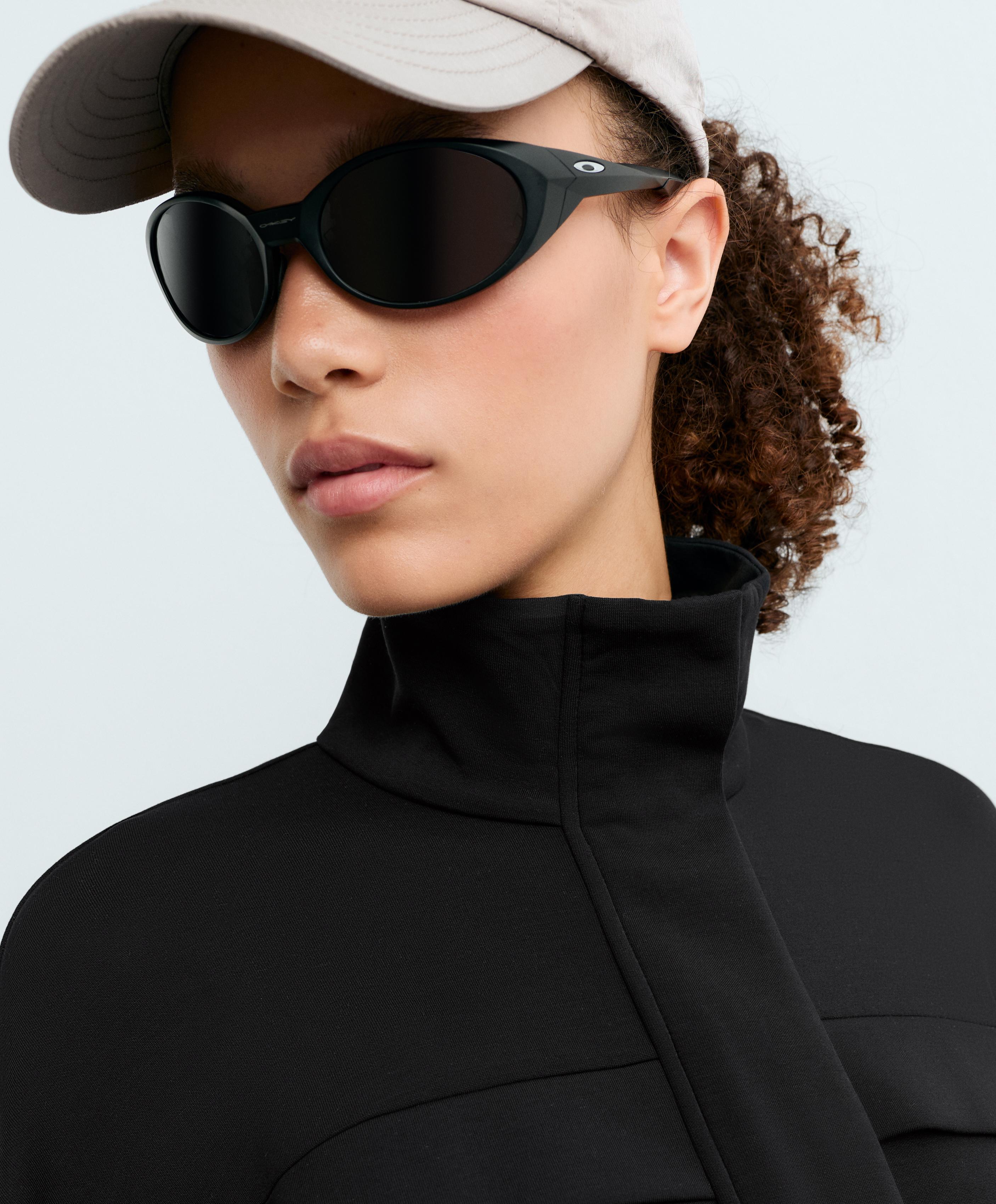 Long soft-touch modal jacket with pockets — BLACK