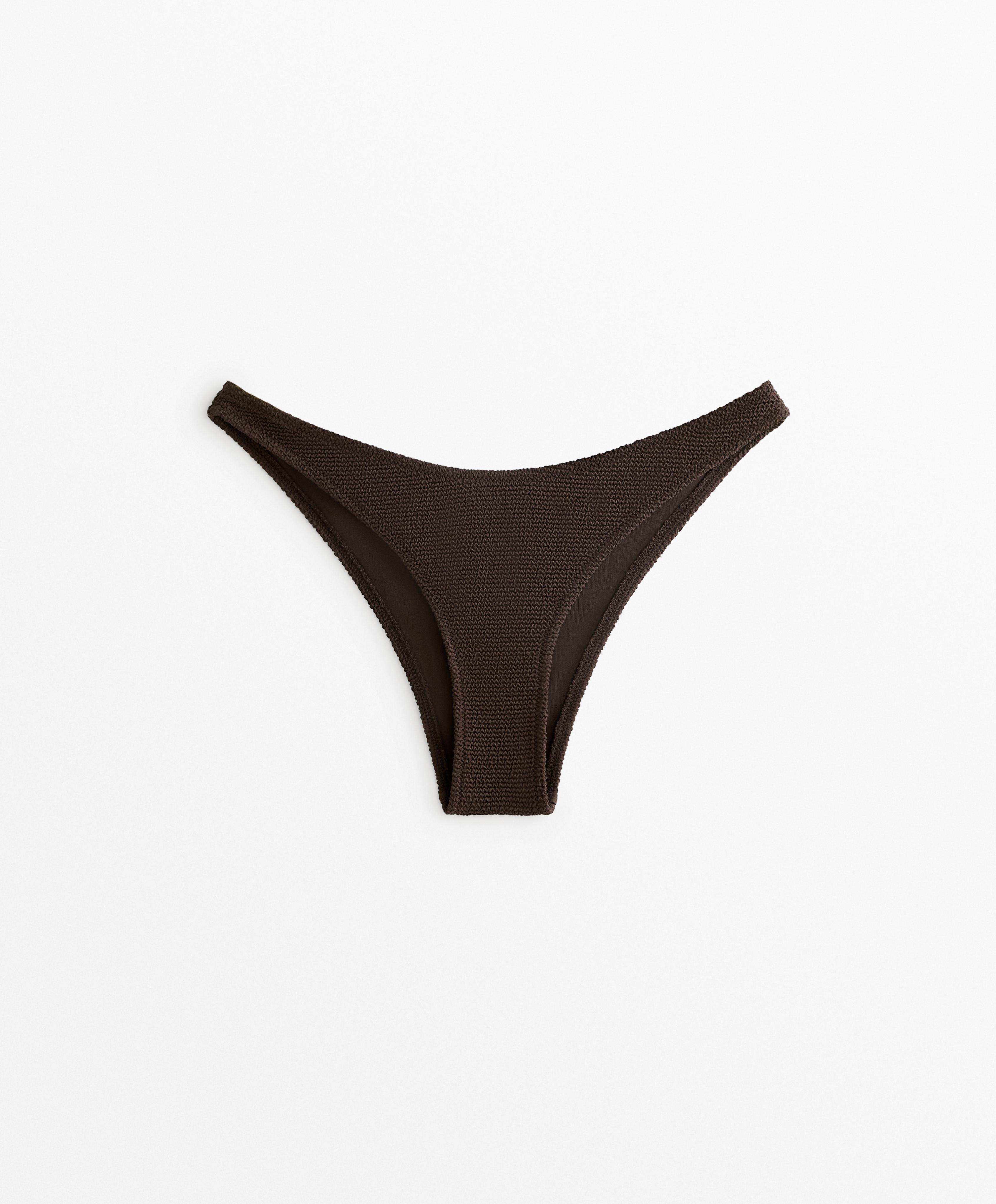 Crinkle U-cut medium bikini bottoms Crinkle U-cut medium bikini bottoms