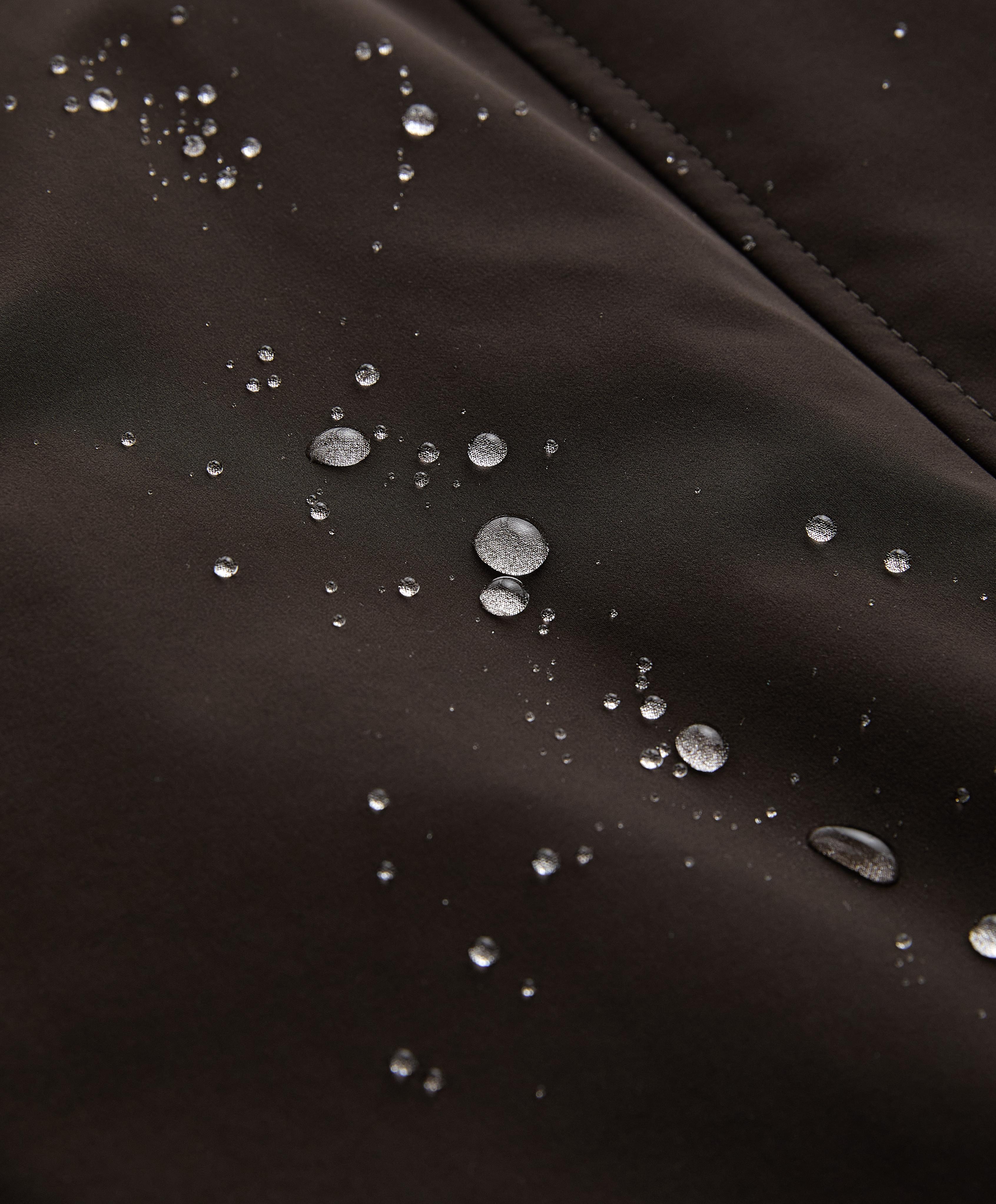 Long extra lightweight 10k waterproof jacket — BROWN