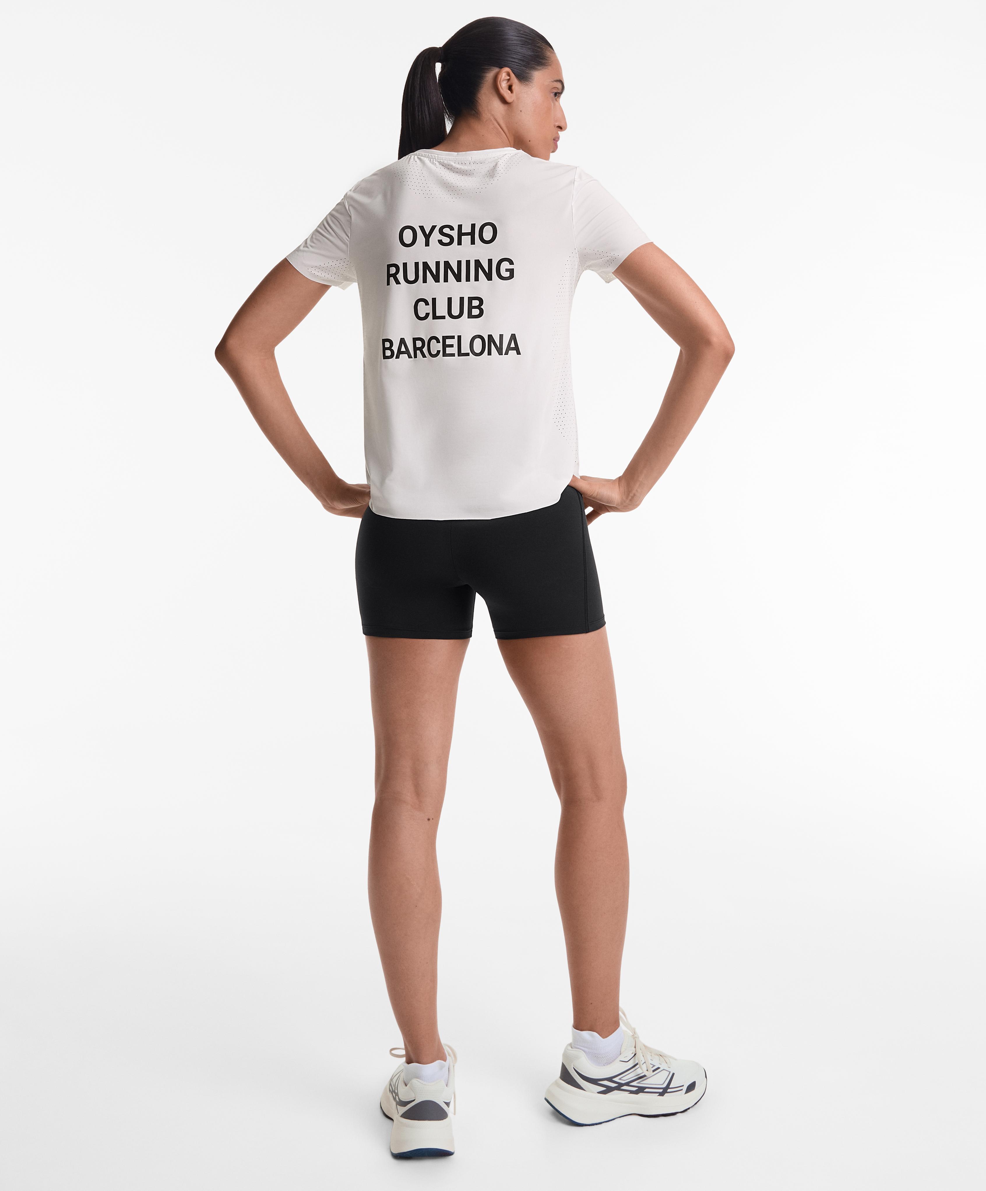 T-shirt ajusté à manches courtes technique Running Club Barcelona T-shirt ajusté à manches courtes technique Running Club Barcelona