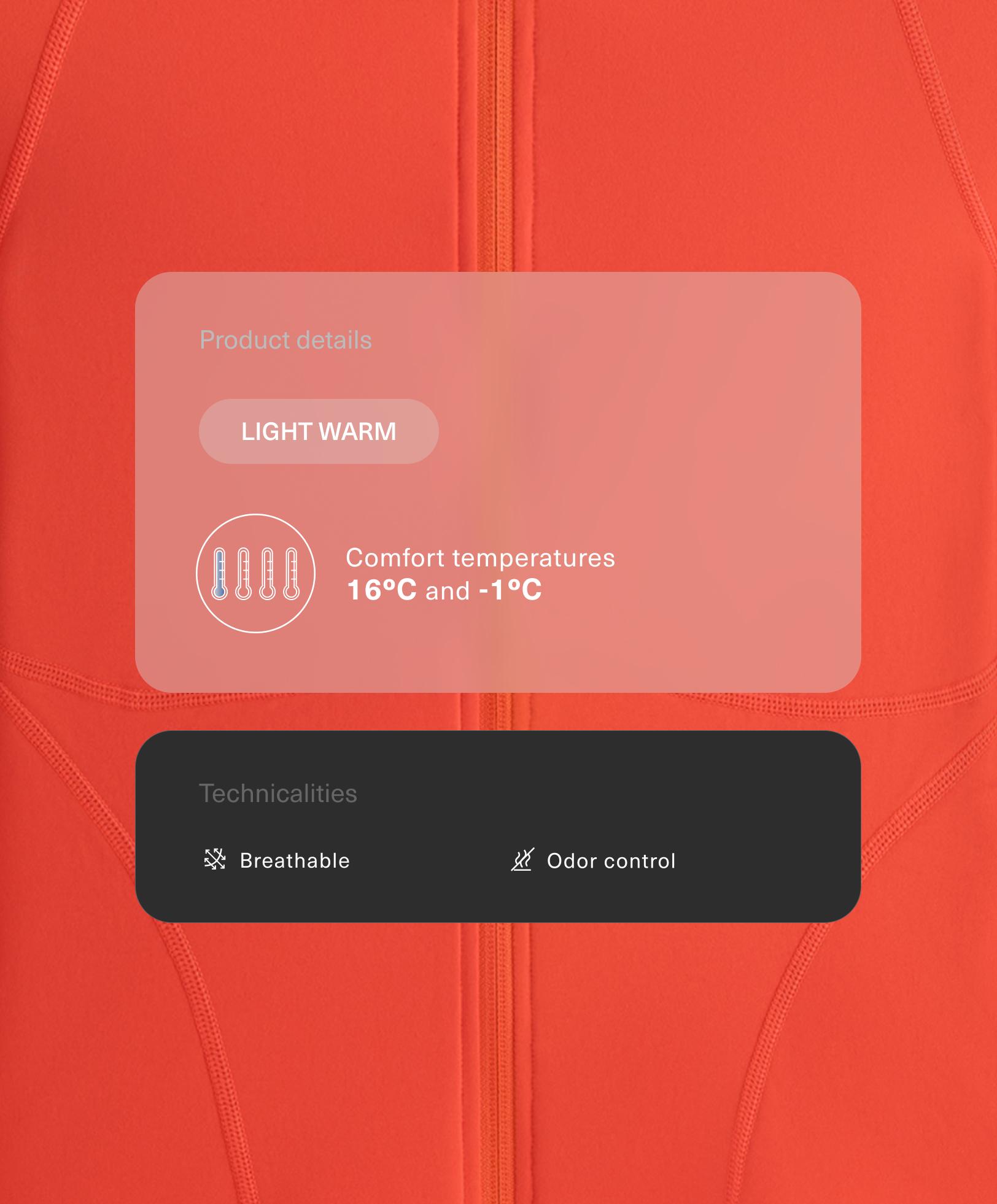 Technisch jasje light warm naden Technisch jasje light warm naden