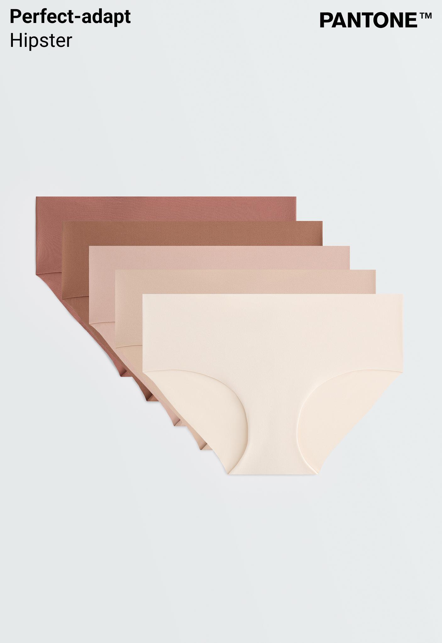 5 سراويل هيبستر PANTONE™ غير مرئية من البولي أميد