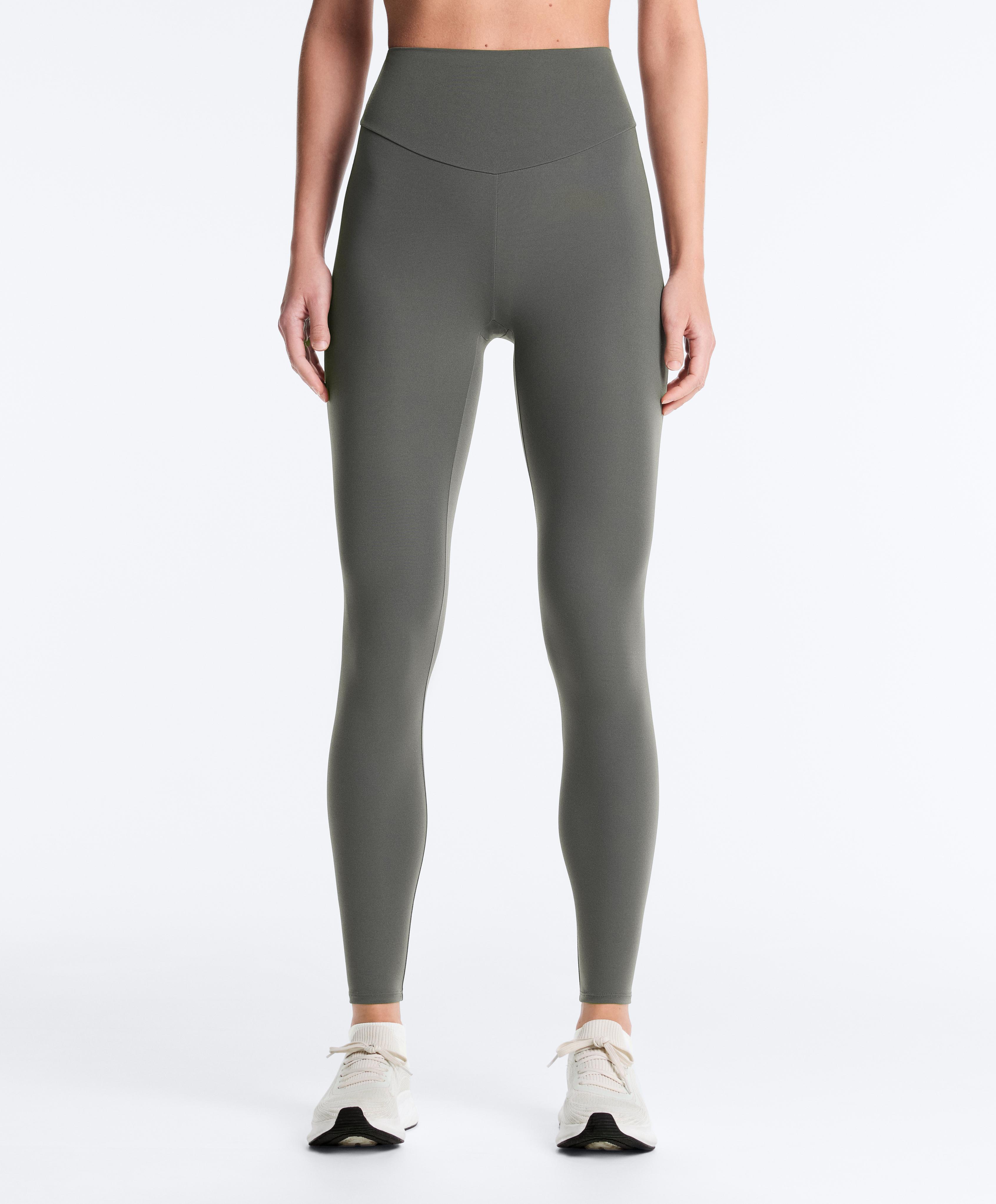Comfortlux high-waisted ankle-length leggings — DARK ANTHRACITE