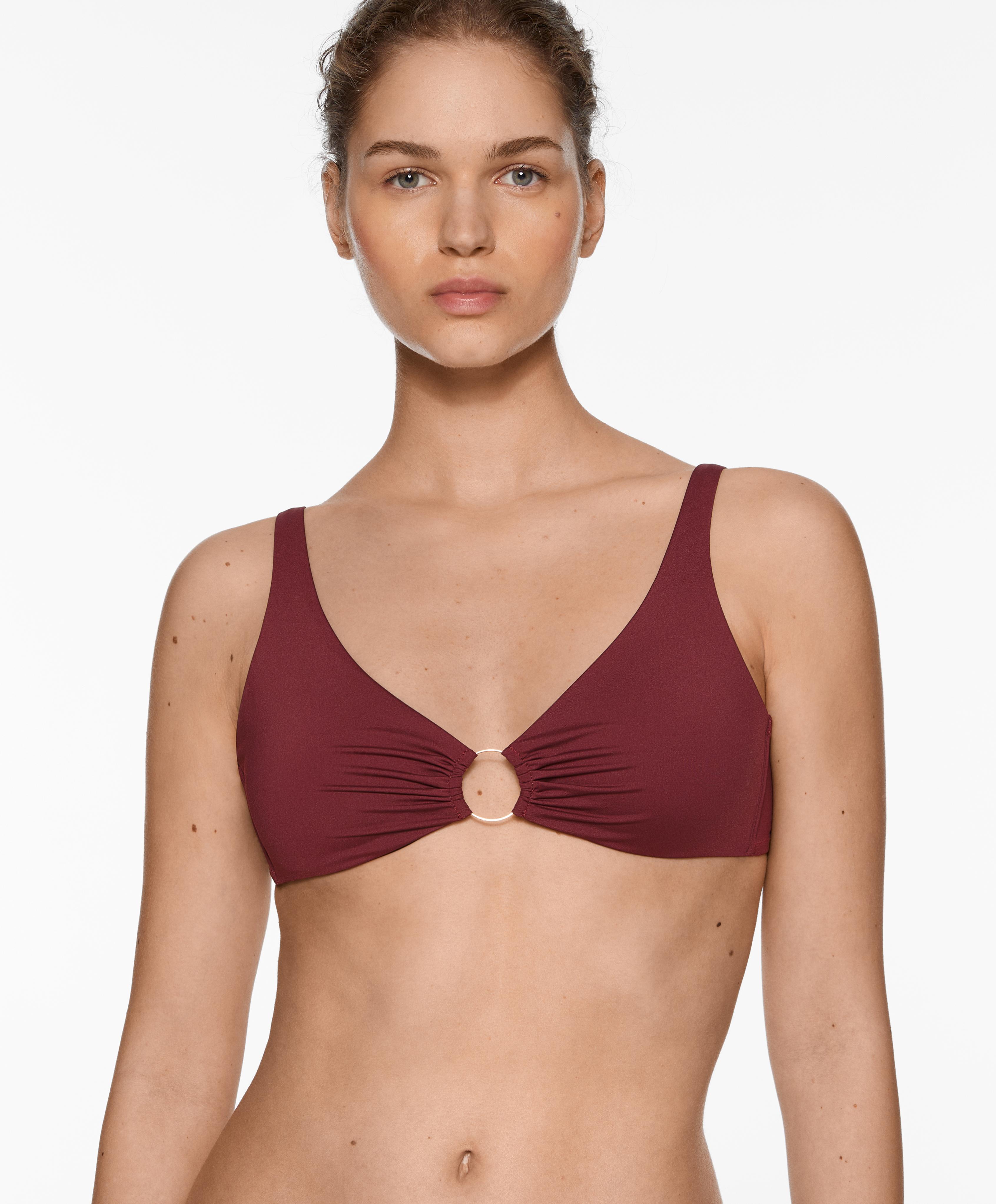 Bikini top halter anilla - Rebajas