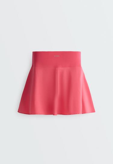 High rise Compressive skirt — WASHED RED 10