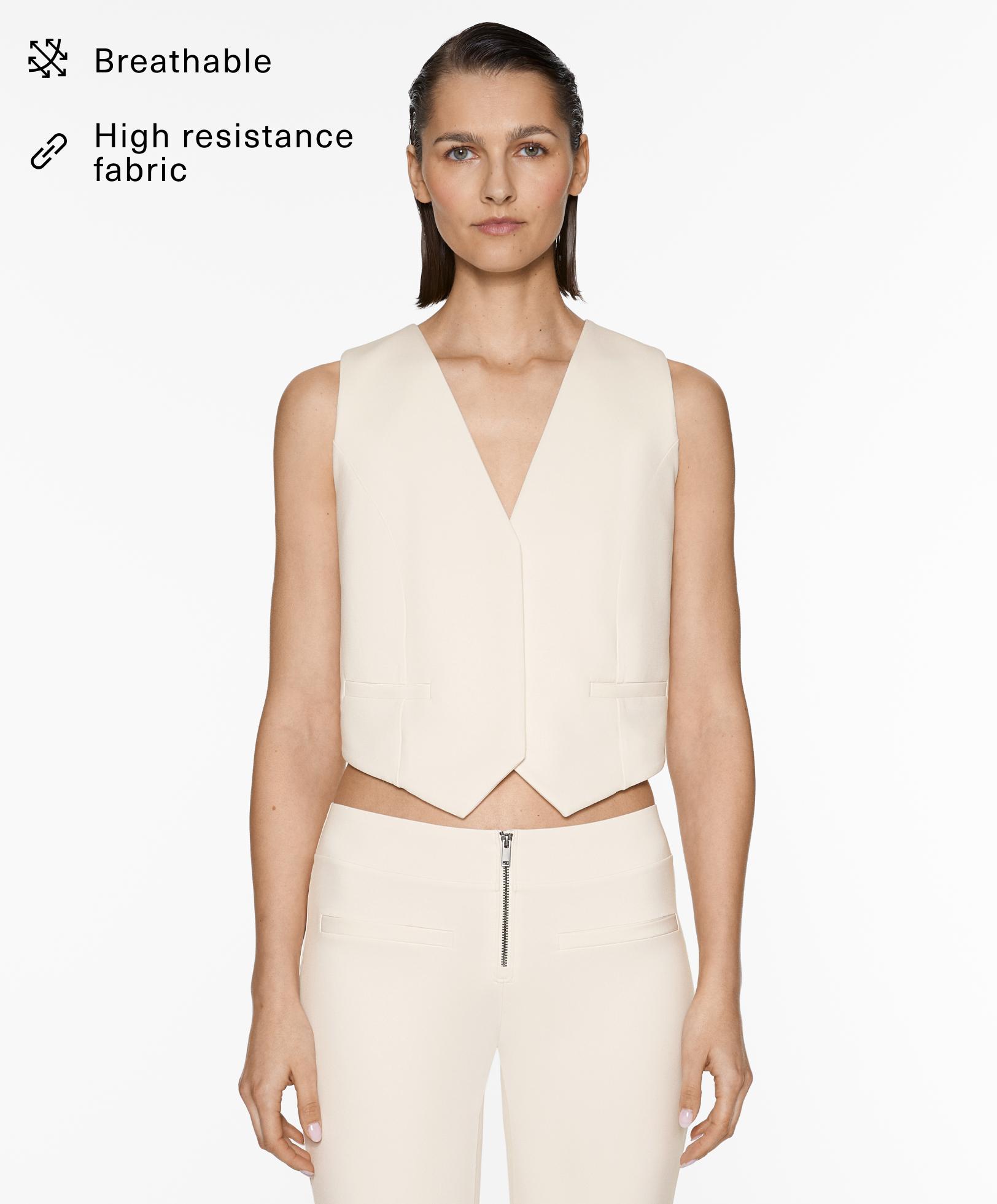 Neoprene-effect gilet Neoprene-effect gilet