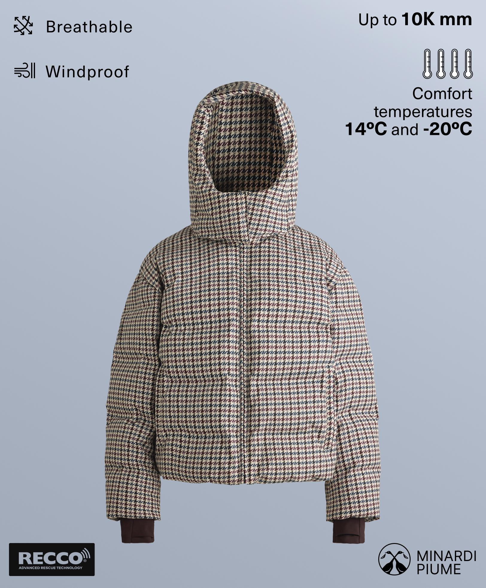 Down by Minardi Piume Company SKI 10k printed padded jacket