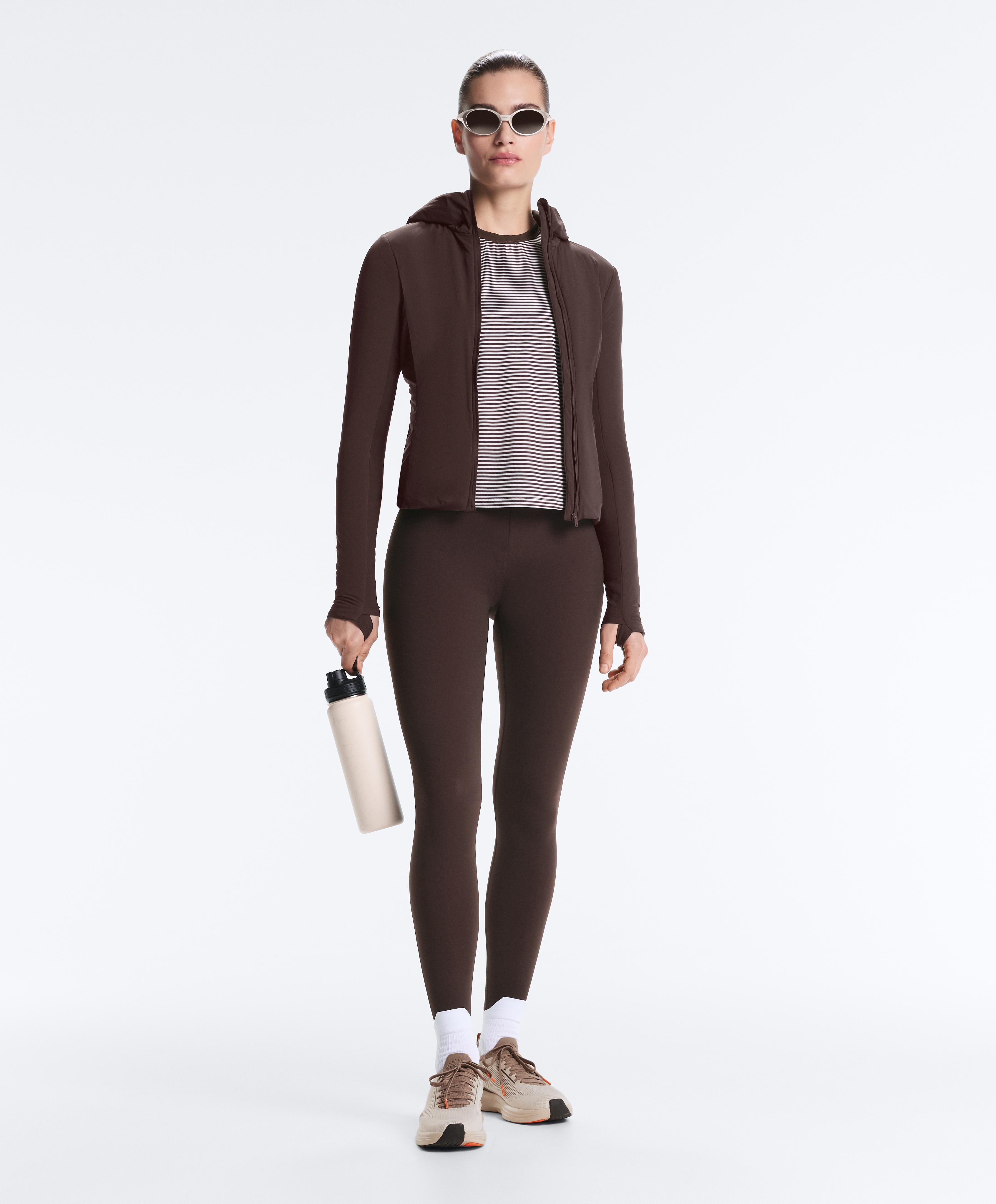 FELLEX® Volcanic technical padded jacket — Dark chocolate