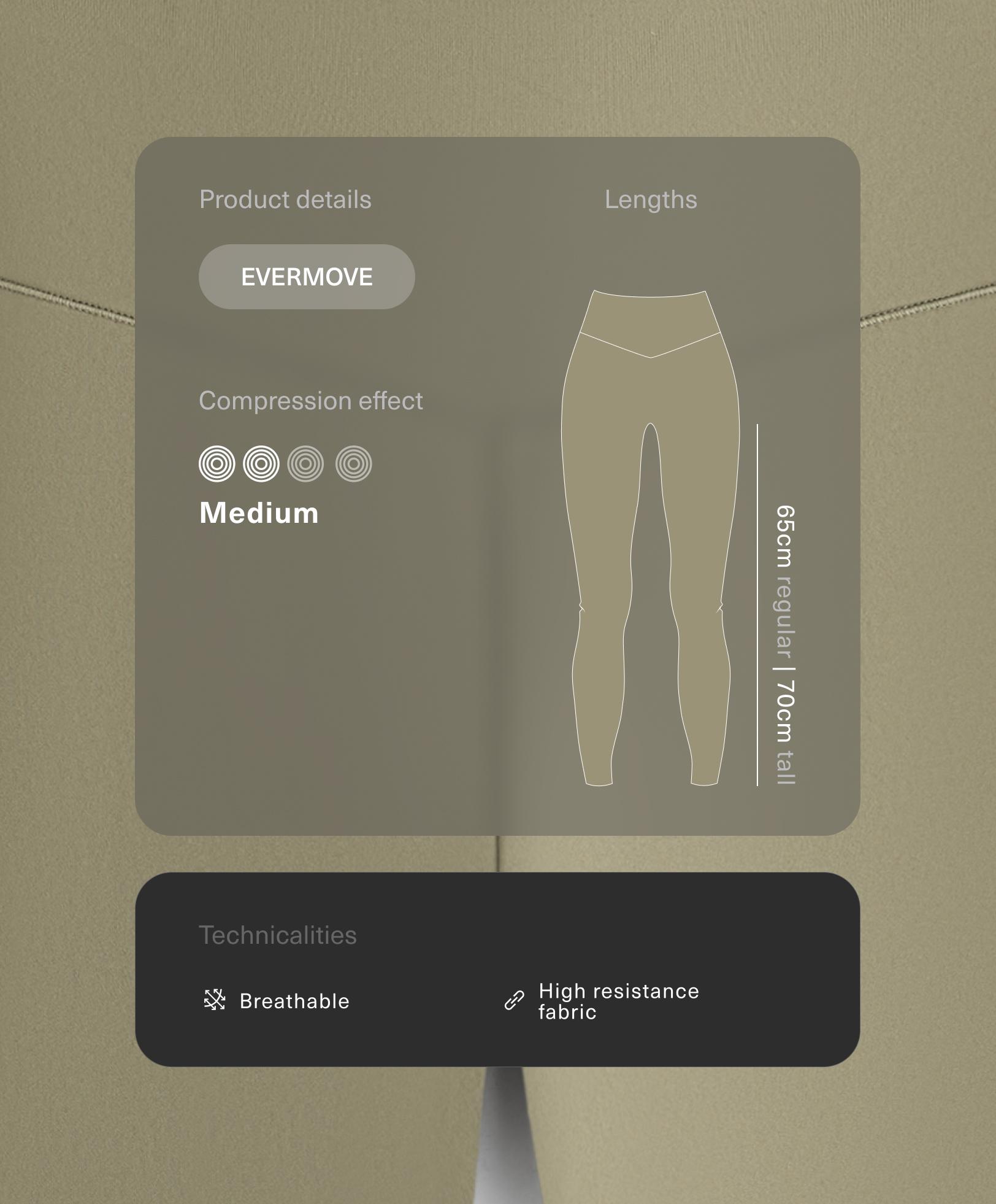 Evermove high-rise ankle-length leggings