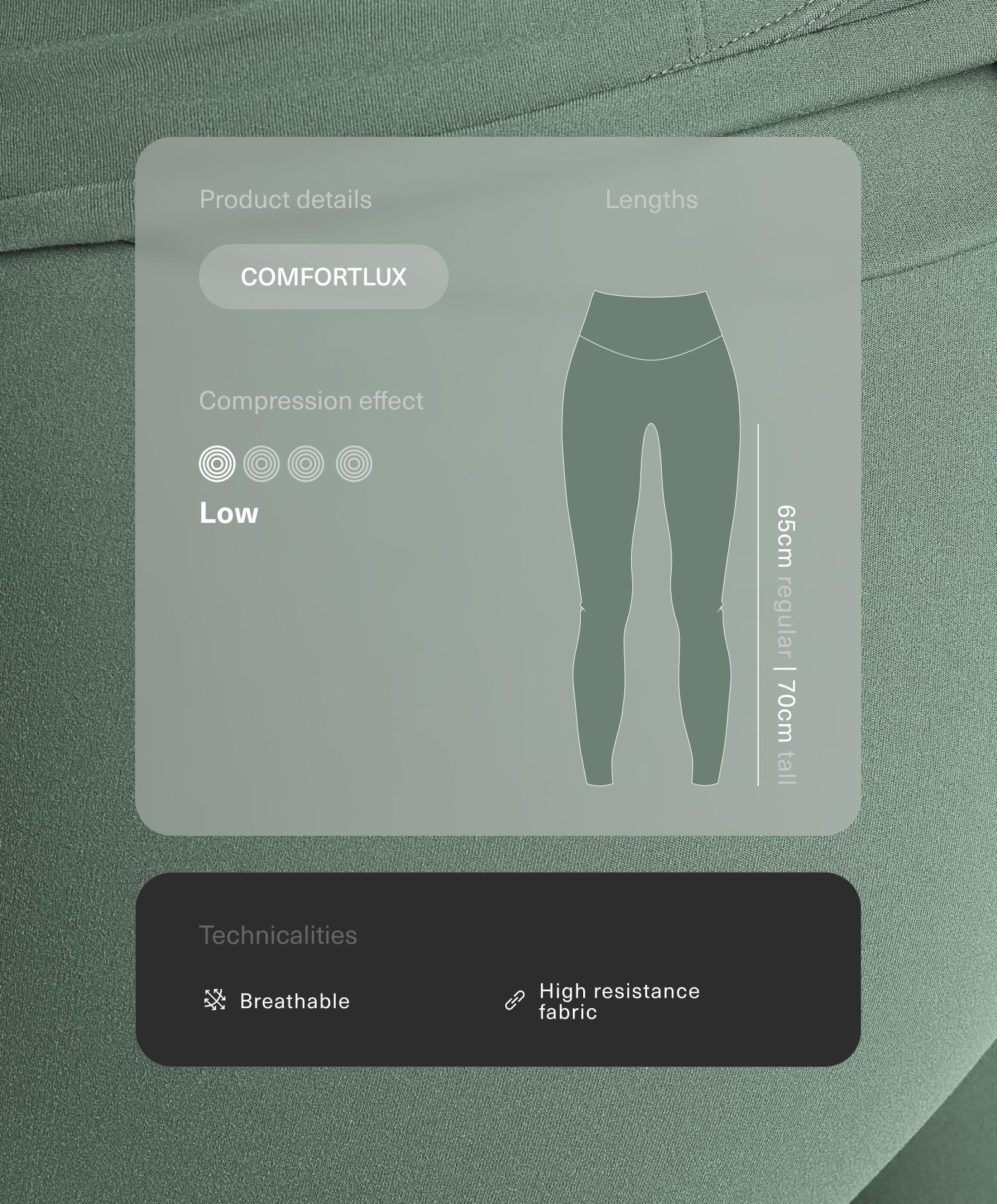 Comfortlux high-rise ankle-length leggings Comfortlux high-rise ankle-length leggings