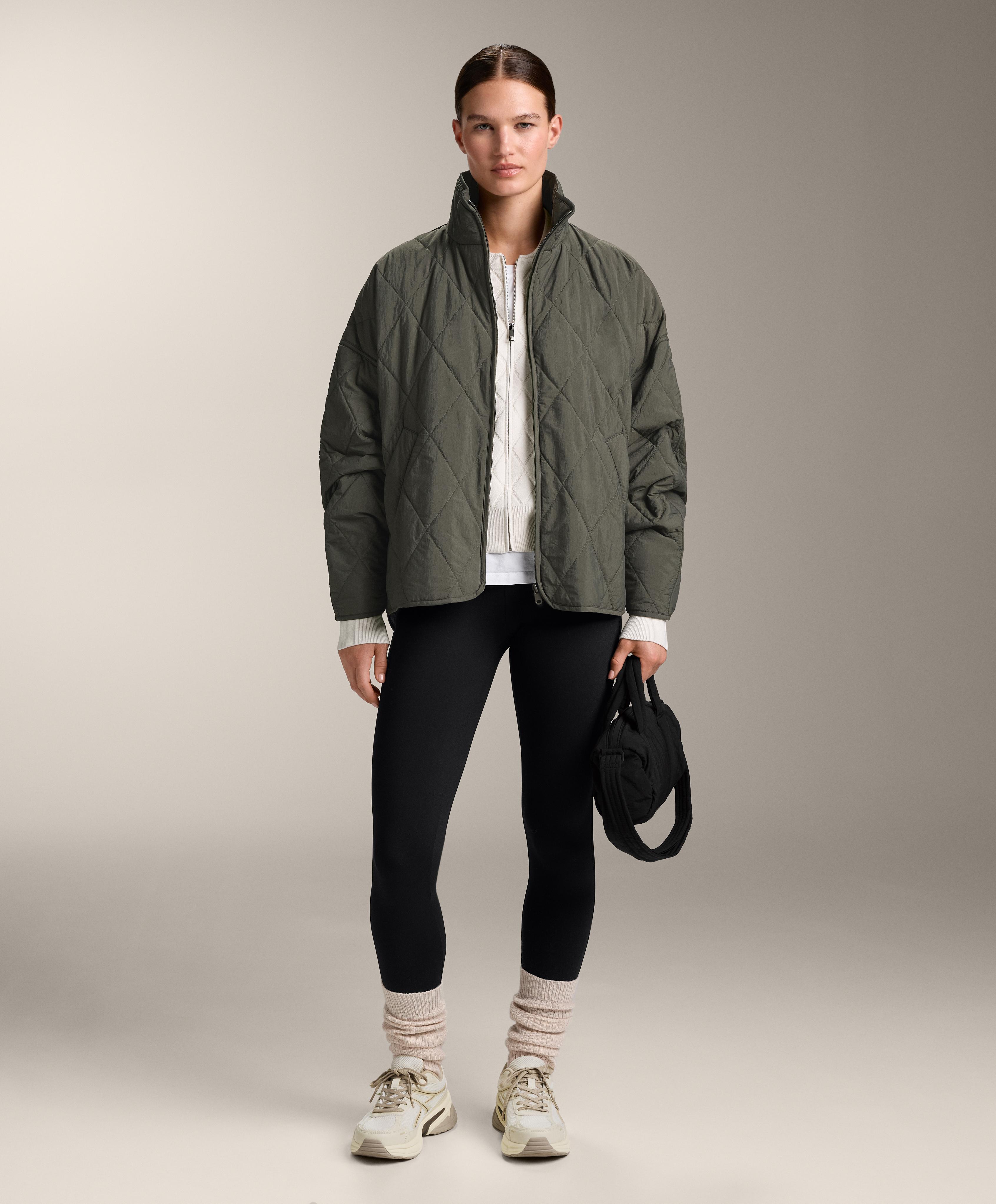 Gebreid jasje met ruitstructuur