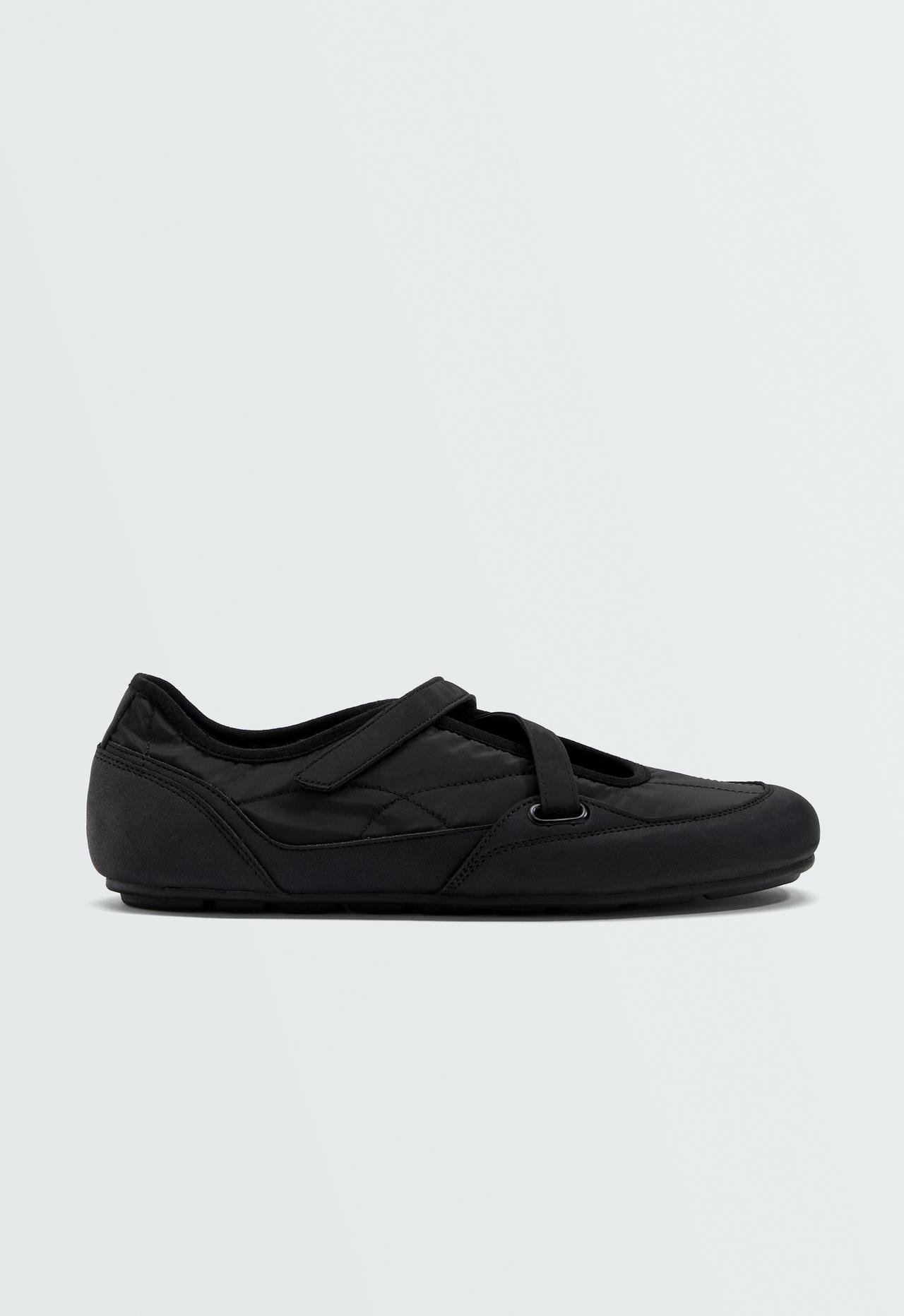 Sport ballet flat — BLACK