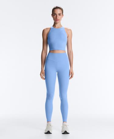 Comfortlux strap tank top with cups — PALE LAVENDER BLUE 3