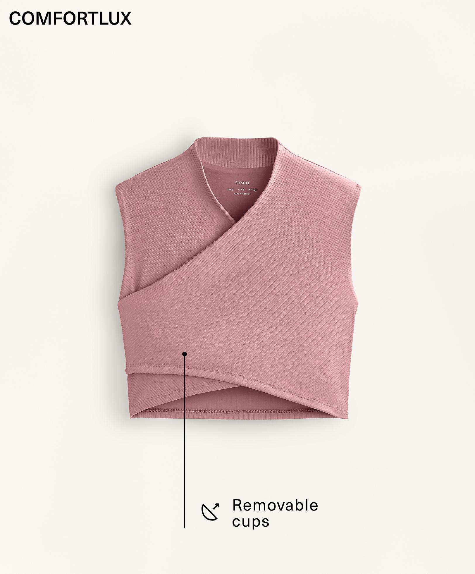 Tank top Comfortlux croisé sans manches