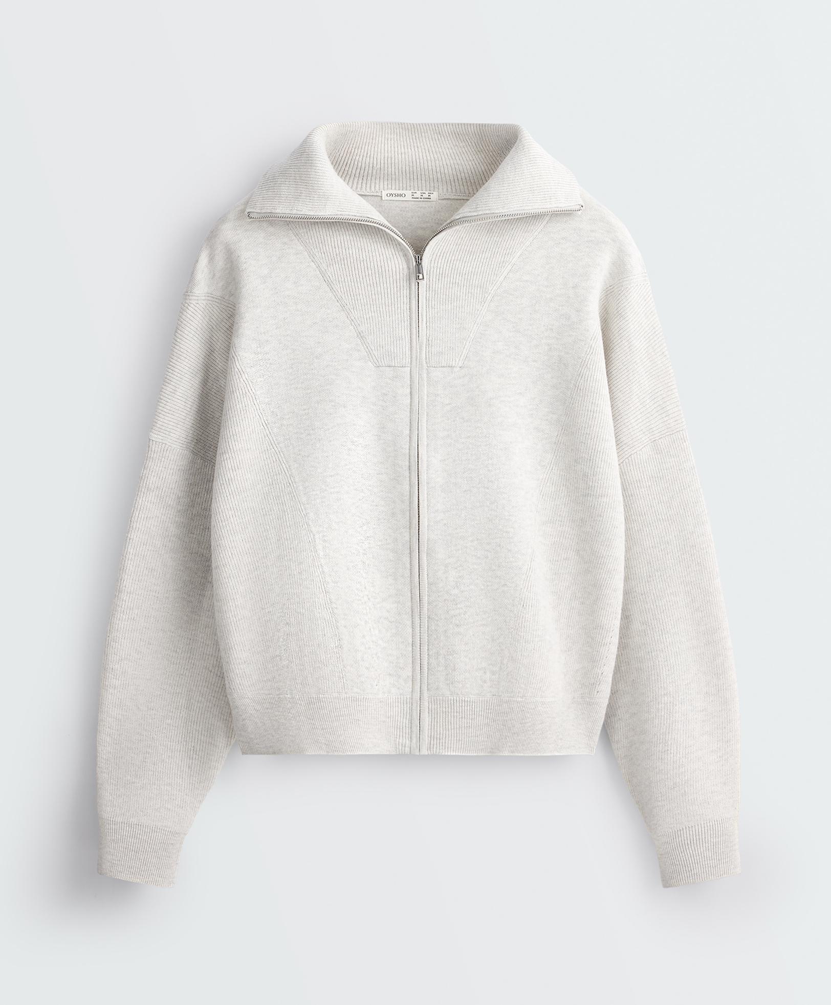 Ribbed knit jacket — ICE                  