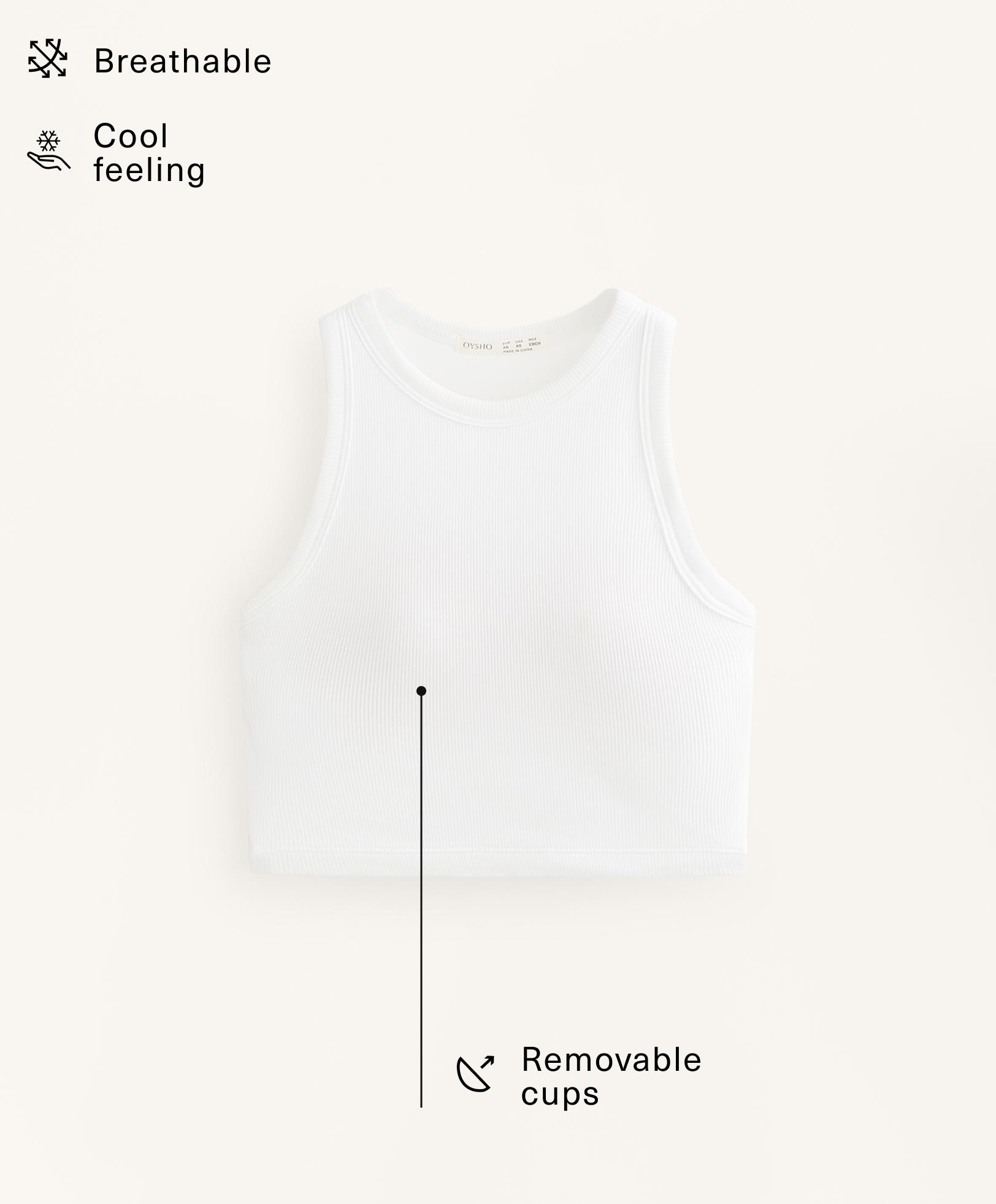 Tank Top Modal-Mischung Körbchen Tank Top Modal-Mischung Körbchen