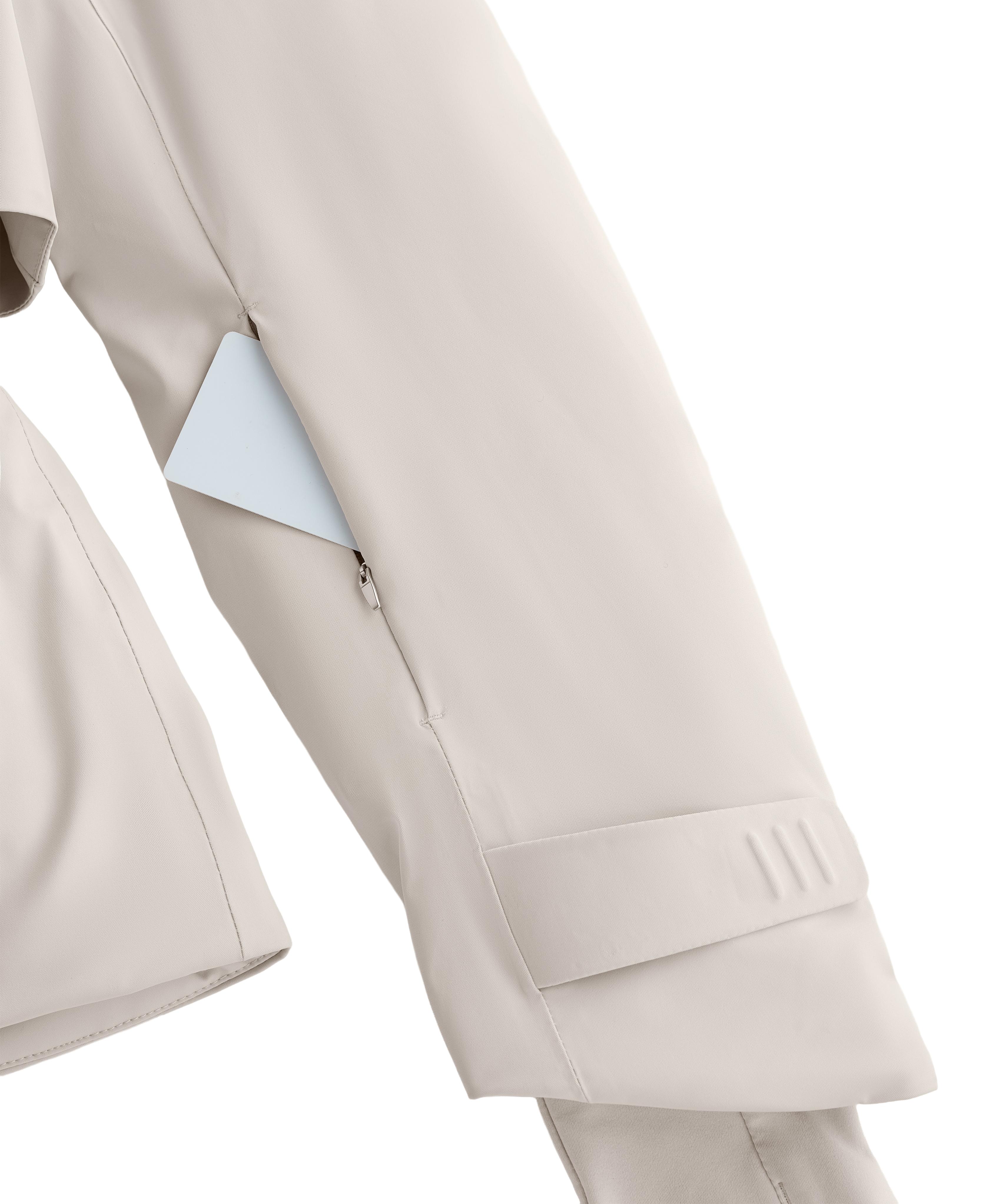Primaloft® Feel the Performance TM SKI waterproof layered jacket — PALE MINK