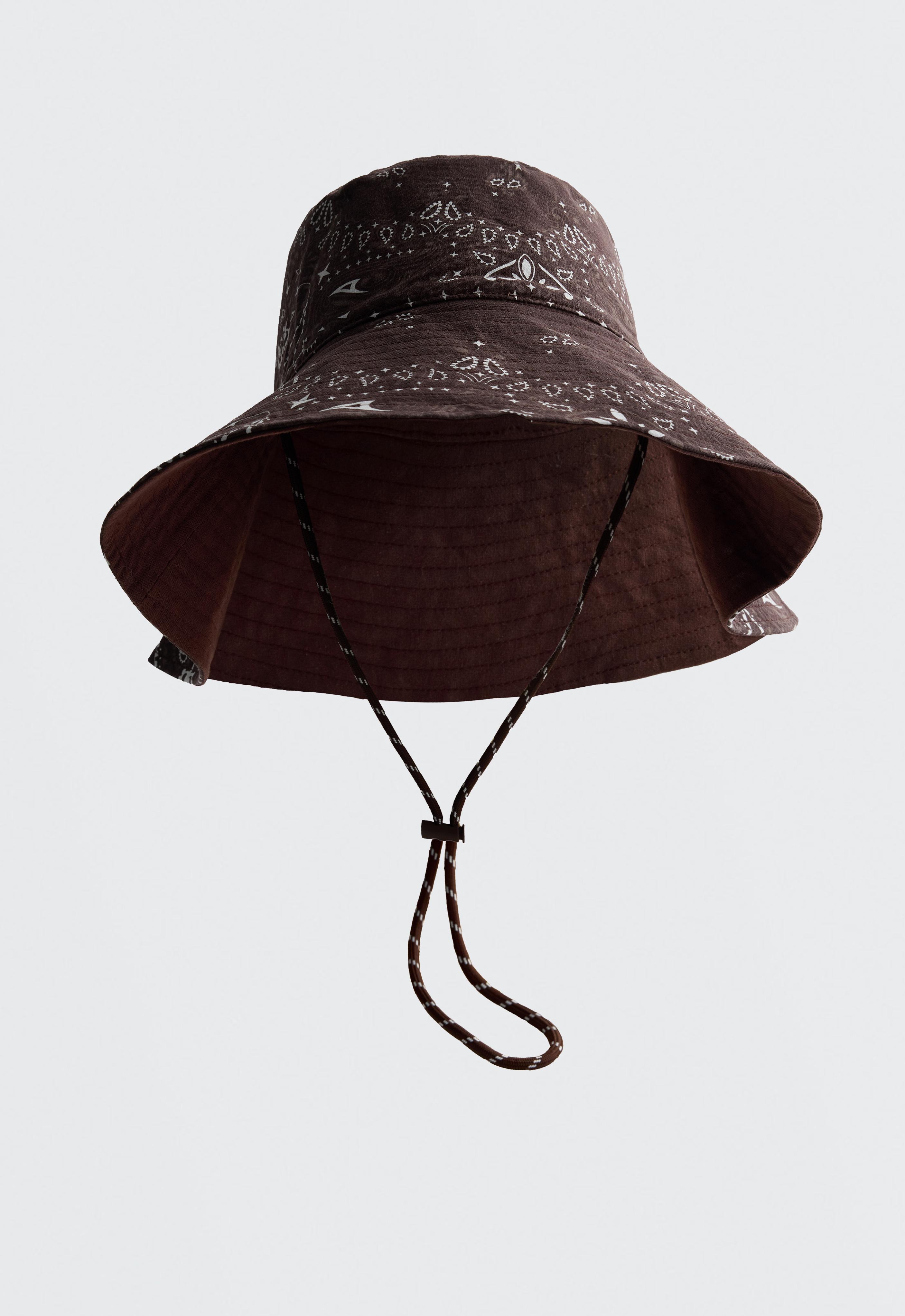 Αναστρέψιμο καπέλο bucket 100% βαμβάκι bandana Αναστρέψιμο καπέλο bucket 100% βαμβάκι bandana