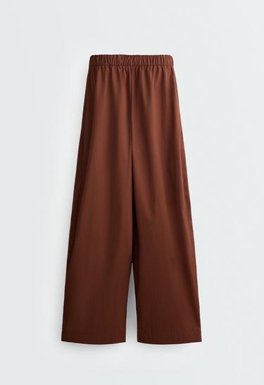 100% cotton tapered trousers — TERRACOTTA 8