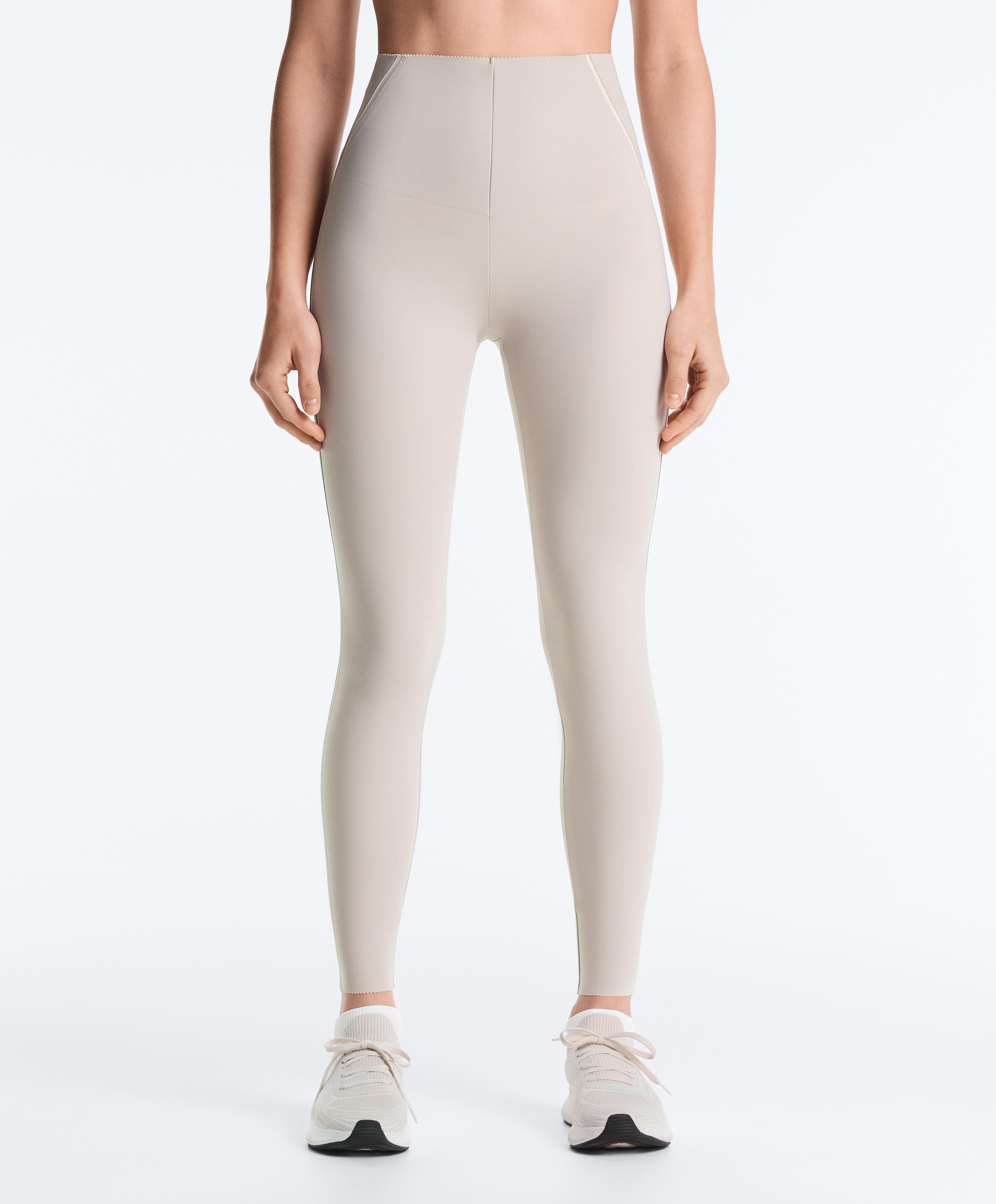 Knöchellange High Rise Compressive Core Control Leggings reflektierend Knöchellange High Rise Compressive Core Control Leggings reflektierend