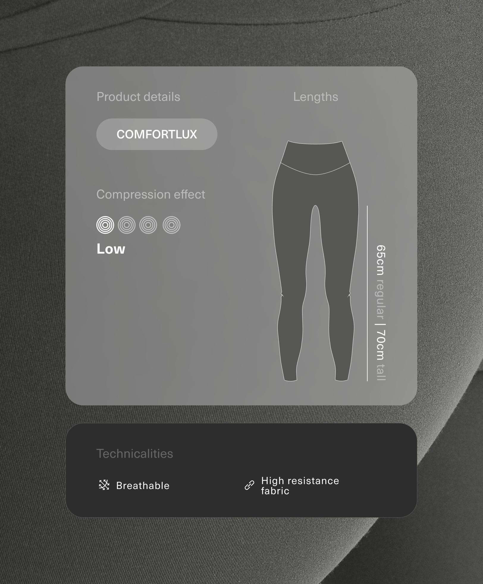 Leggings fins al turmell high rise Comfortlux