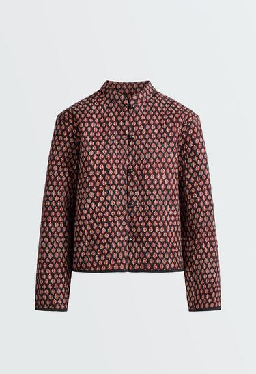 100% cotton quilted mandarin collar jacket — MAROON 6