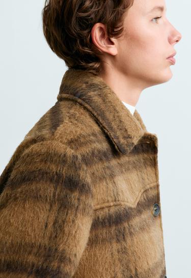 30% wool check jacket — HONEY 4