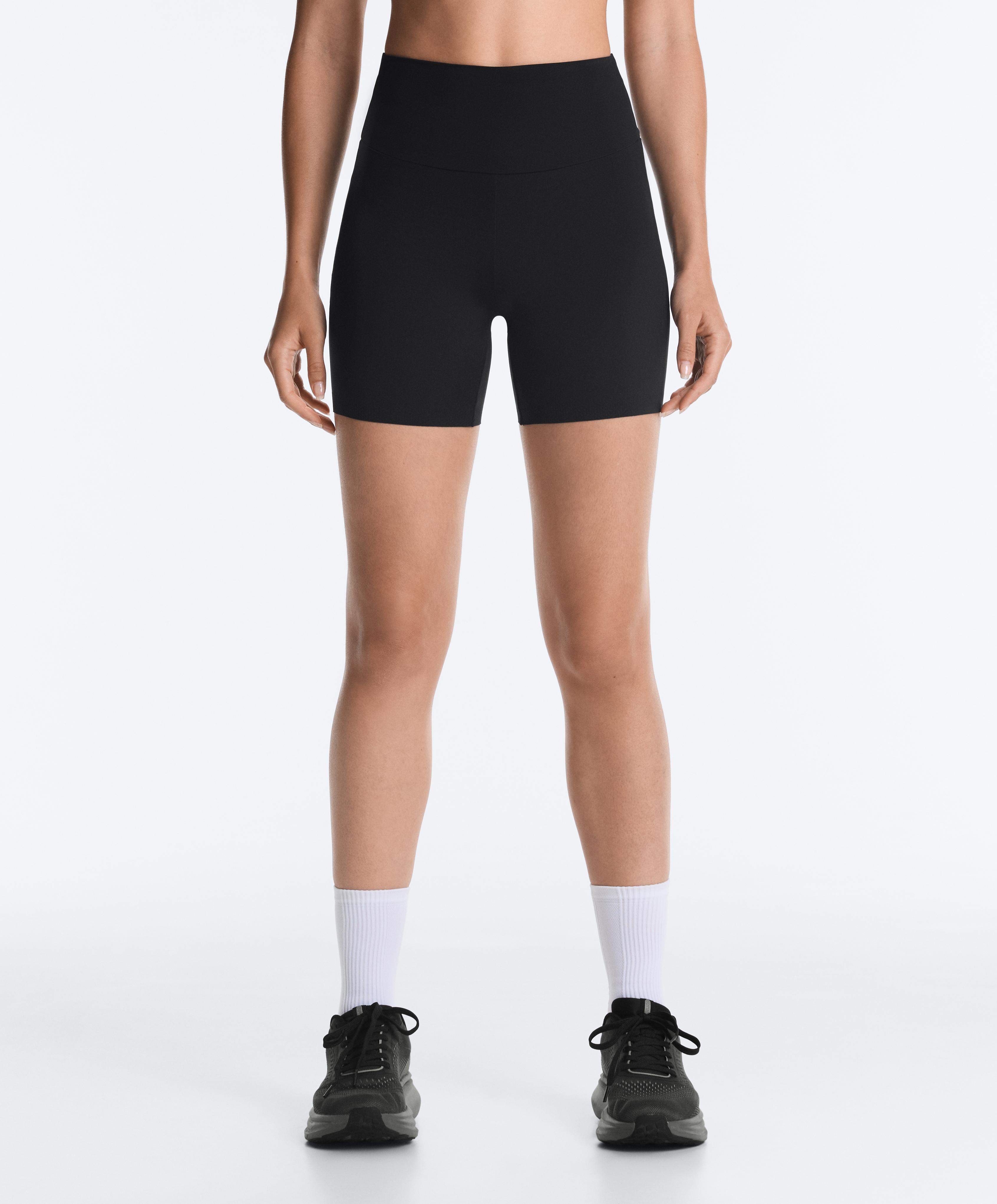 High-rise 15cm running cycle leggings — BLACK
