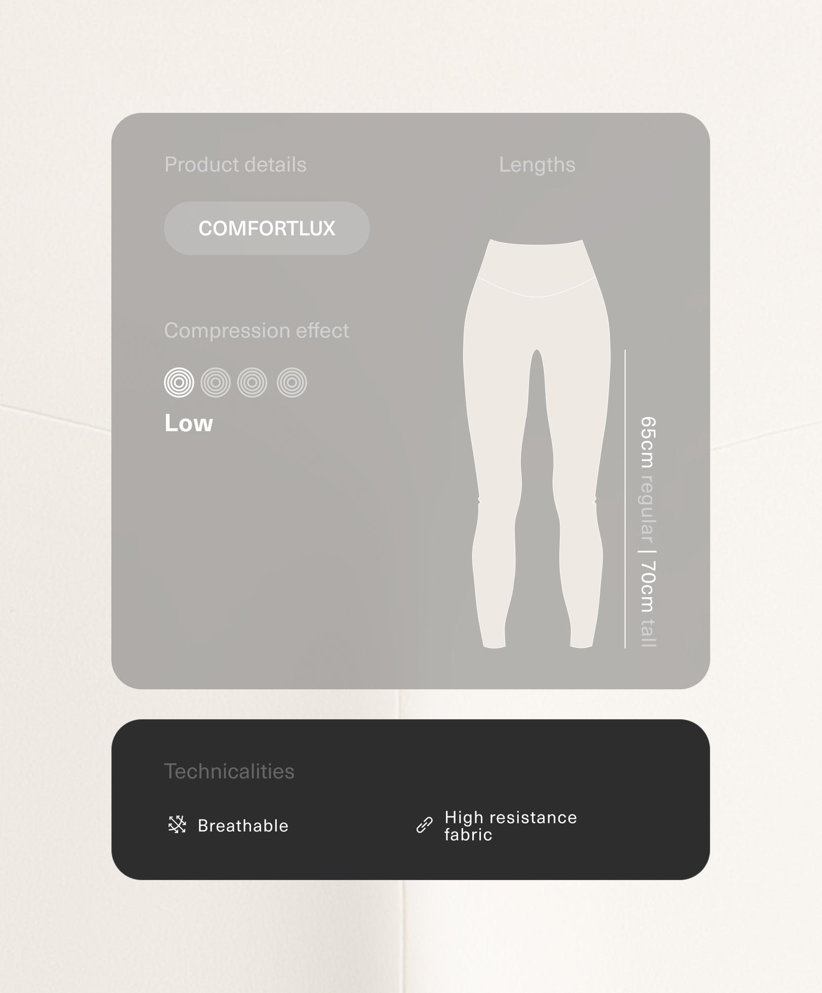 لغينغ للكاحل بخصر عالٍ Comfortlux