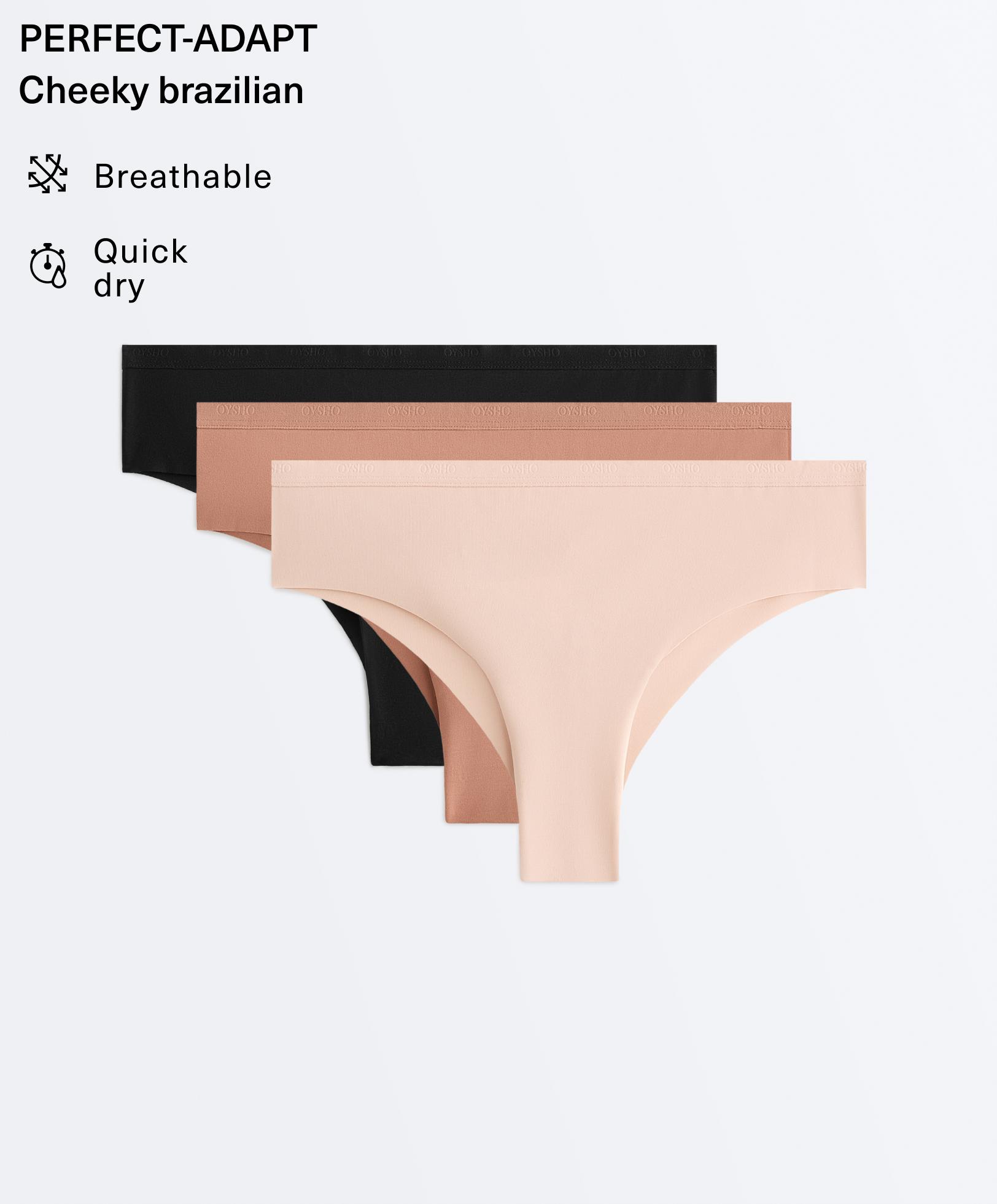 3 polyamide blend logo Brazilian briefs
