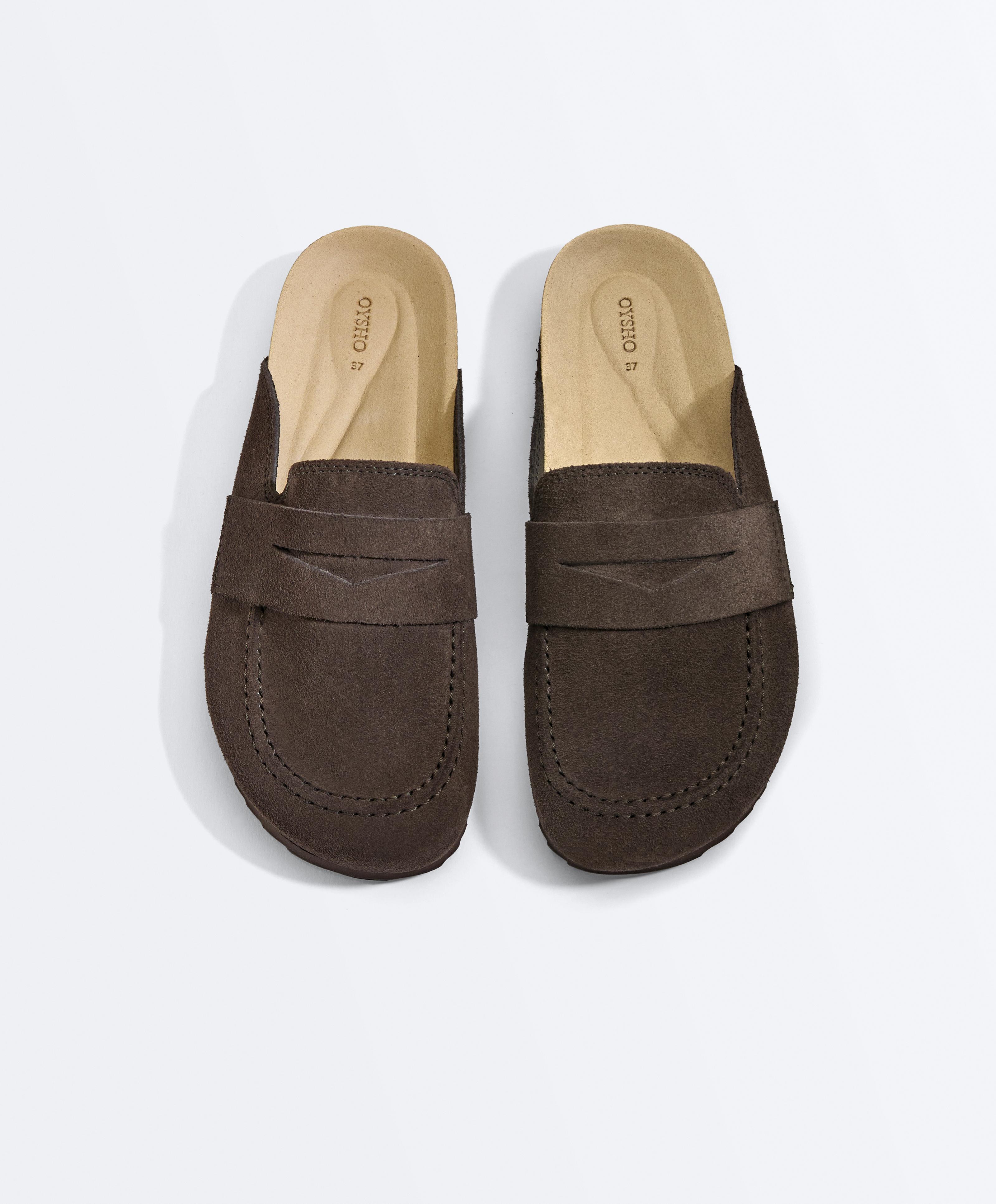 Suede Clogs