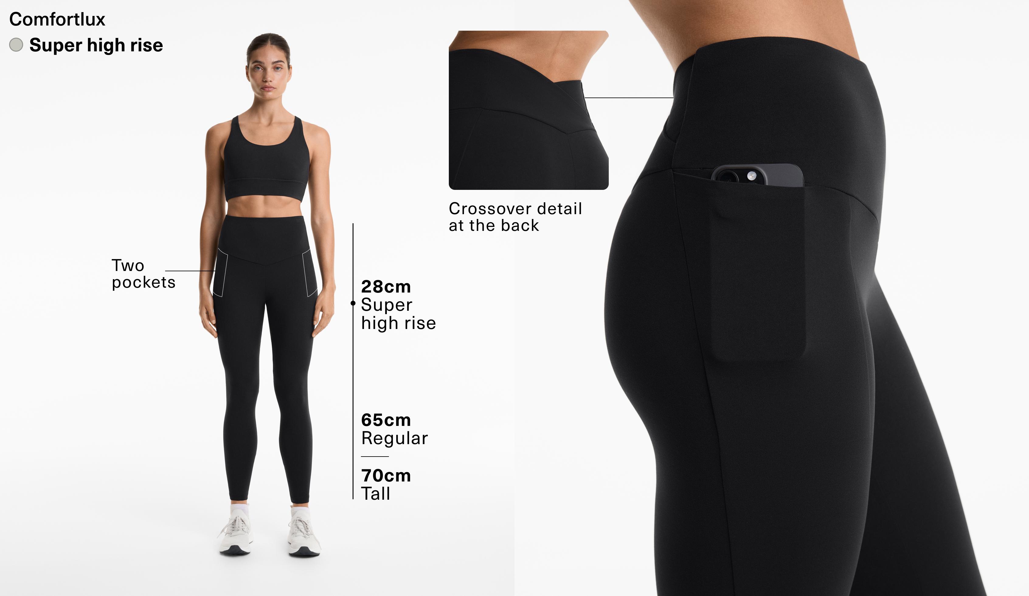 Legging 7/8 super high rise Comfortlux à poches