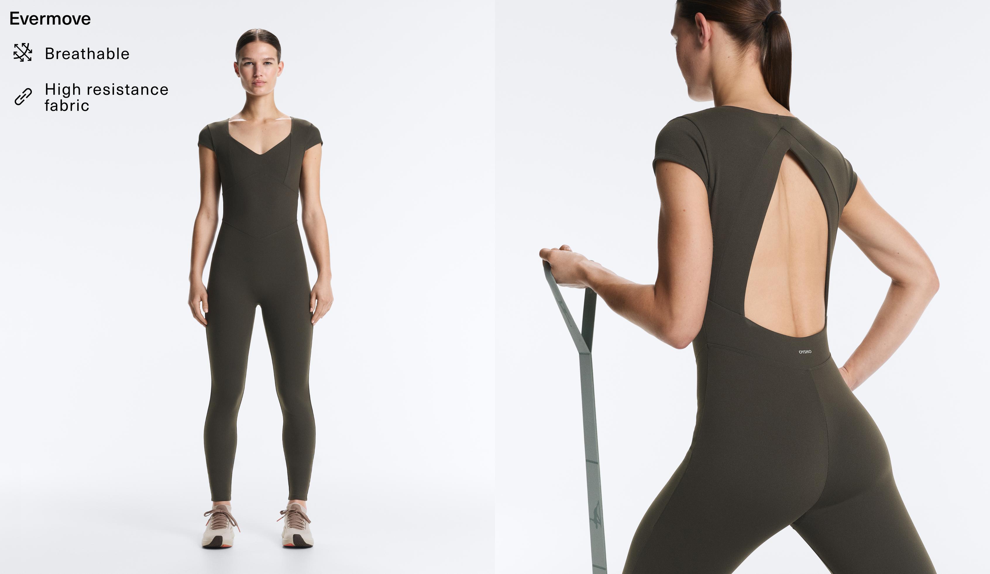 Evermove short-sleeve long jumpsuit - Sale Evermove short-sleeve long jumpsuit - Sale