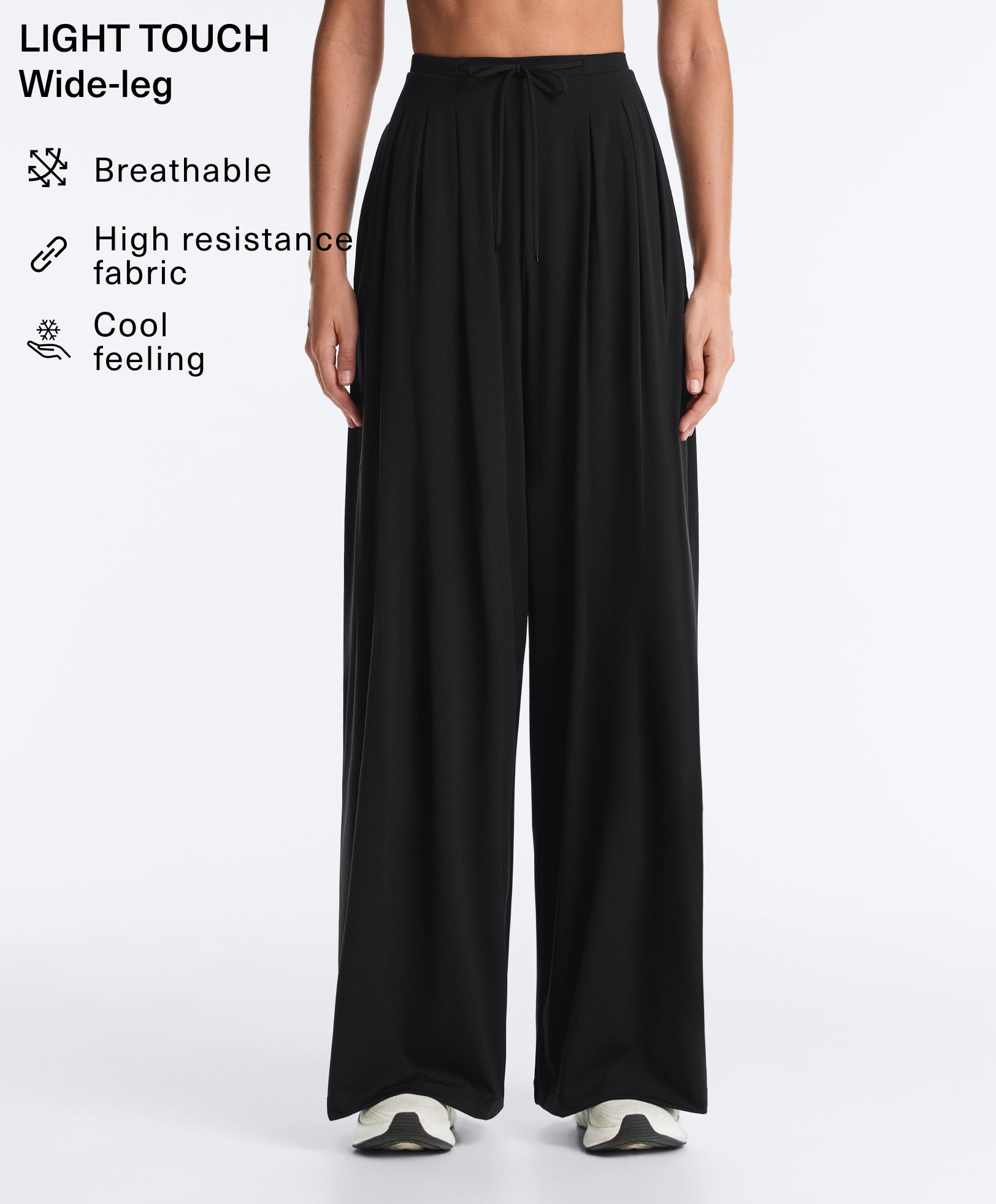 Light Touch wide-leg trousers