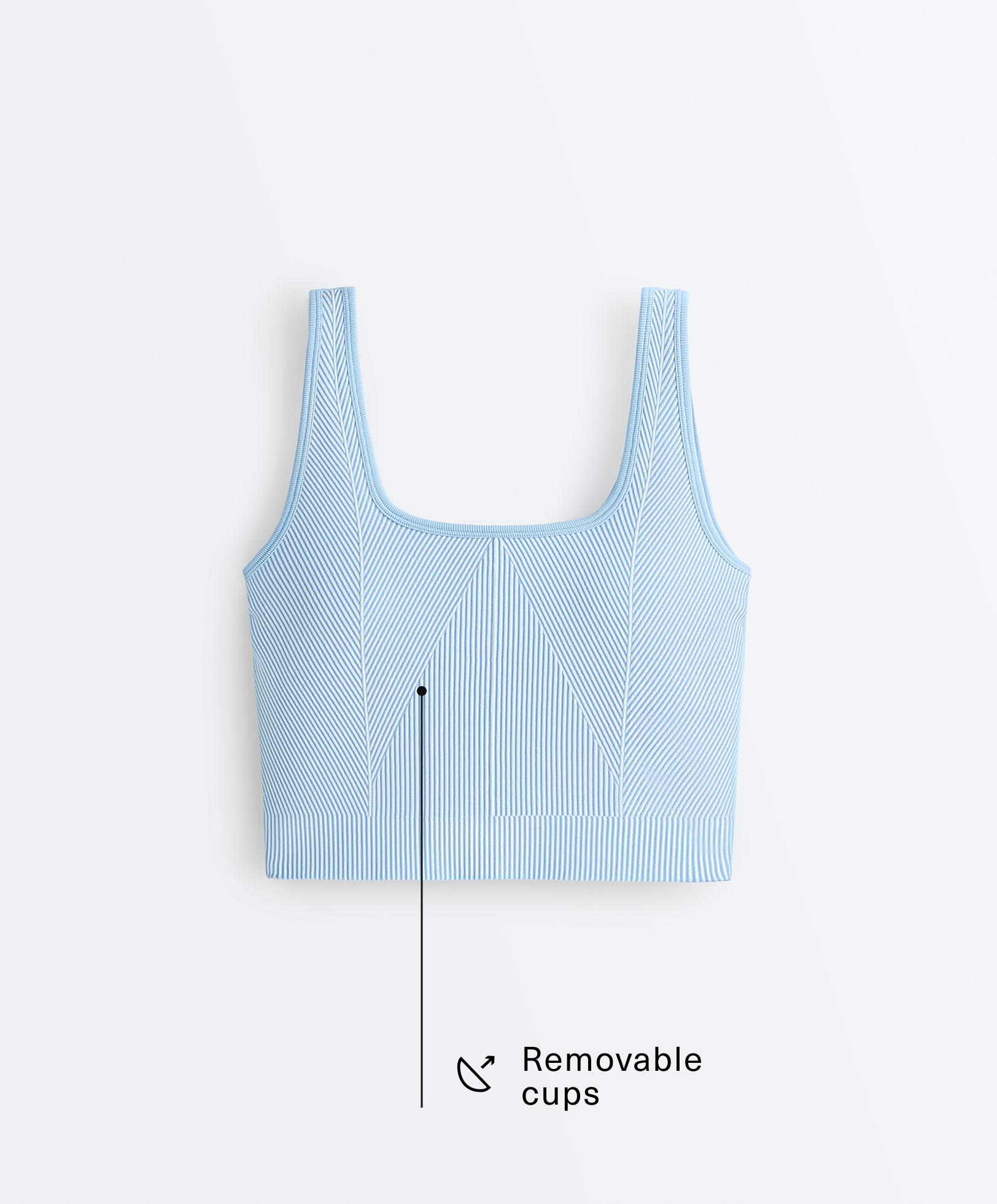 Tank top seamless escote cuadrado Tank top seamless escote cuadrado