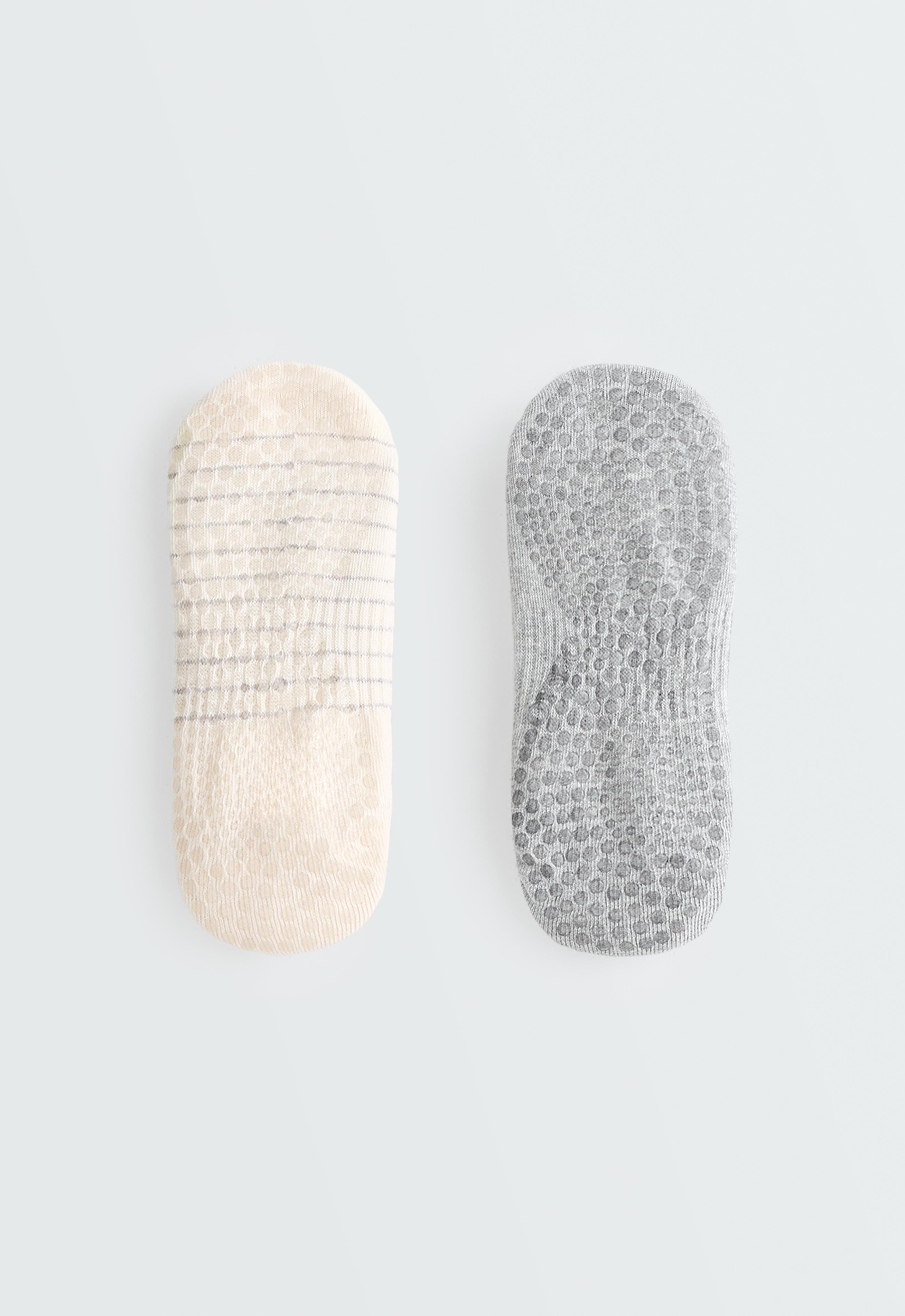 2 Paar unsichtbare Socken für Yoga und Pilates