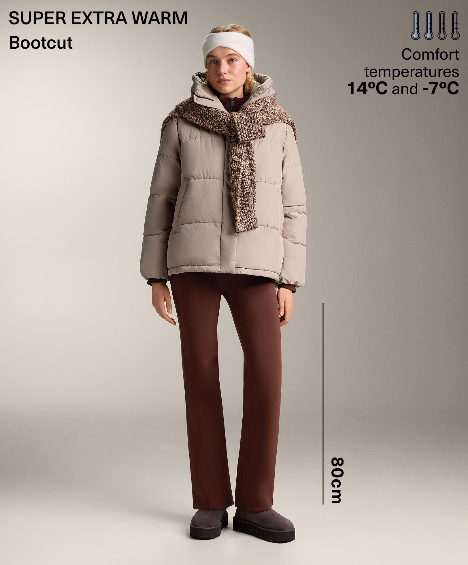 Bootcut seamless high rise super extra Warm trousers