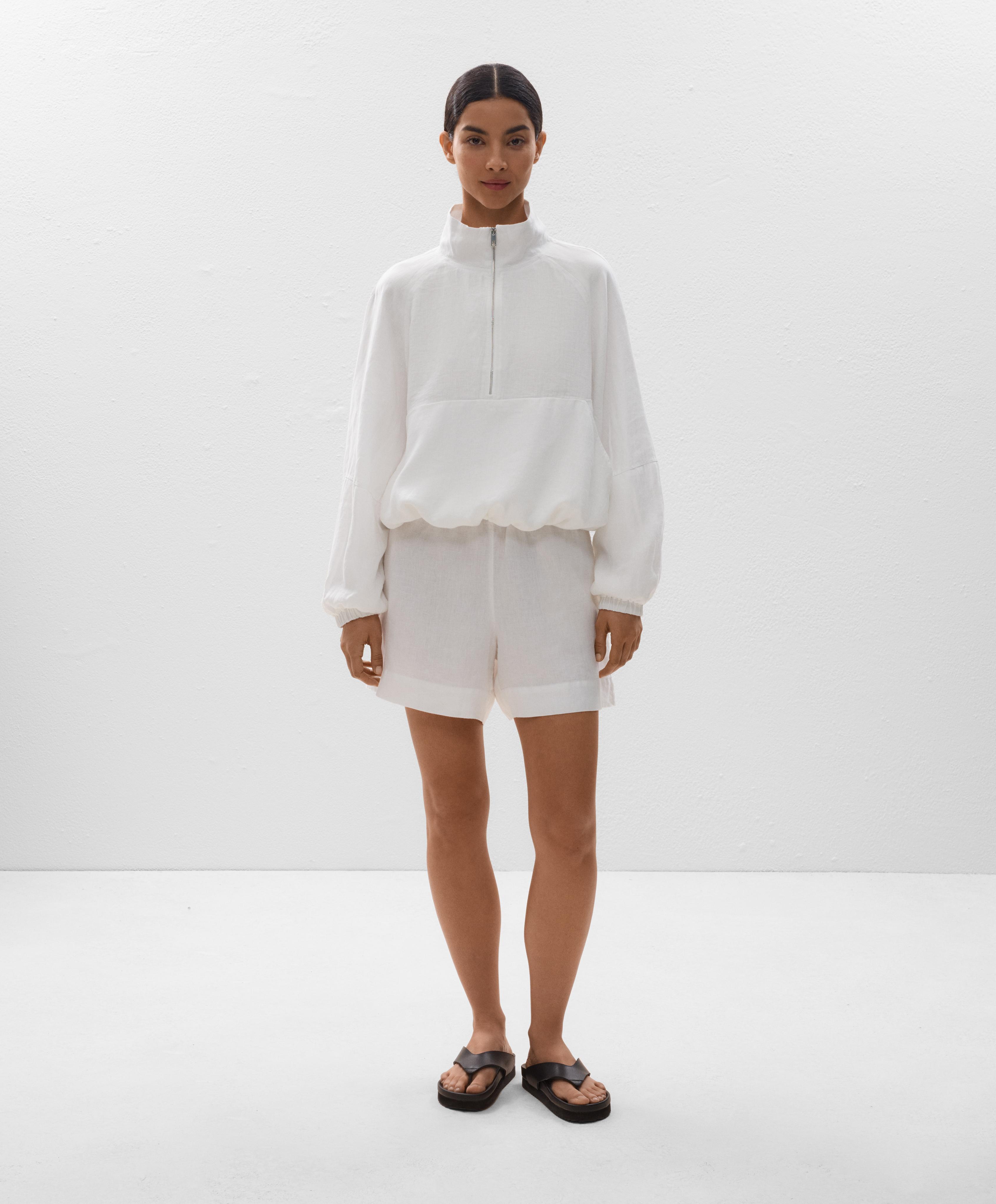 Chaqueta cuello subido 100% lino - Rebajas Chaqueta cuello subido 100% lino - Rebajas