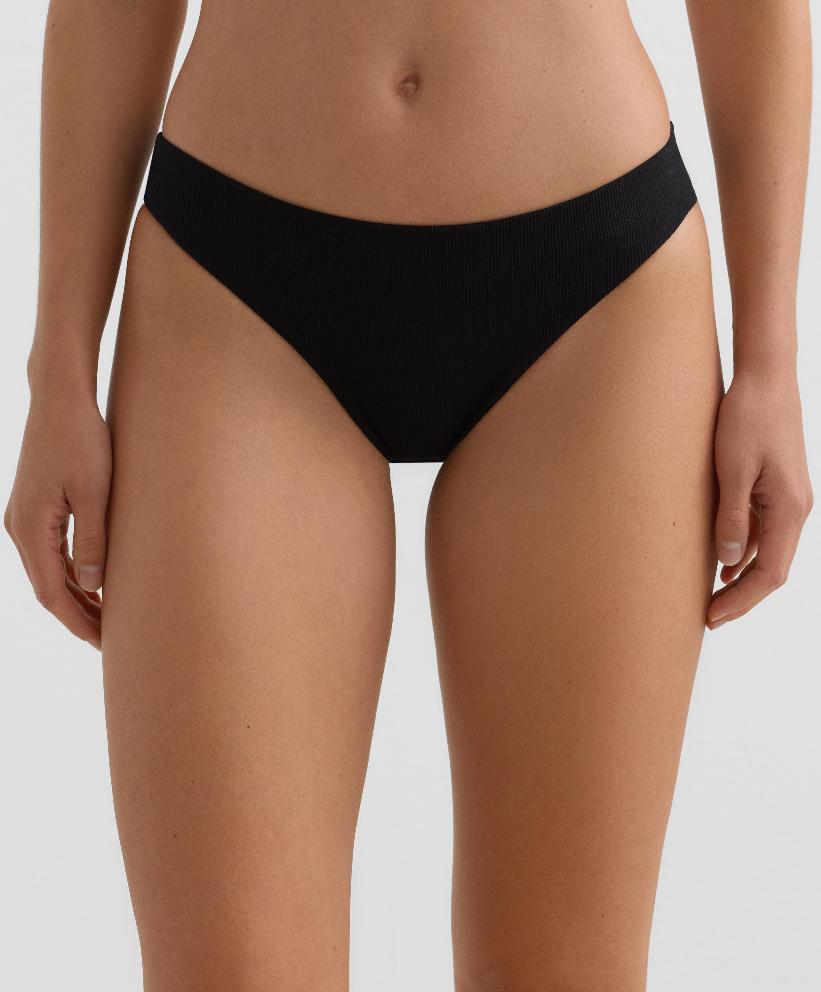 Cueca de biquíni clássica em piqué Cueca de biquíni clássica em piqué