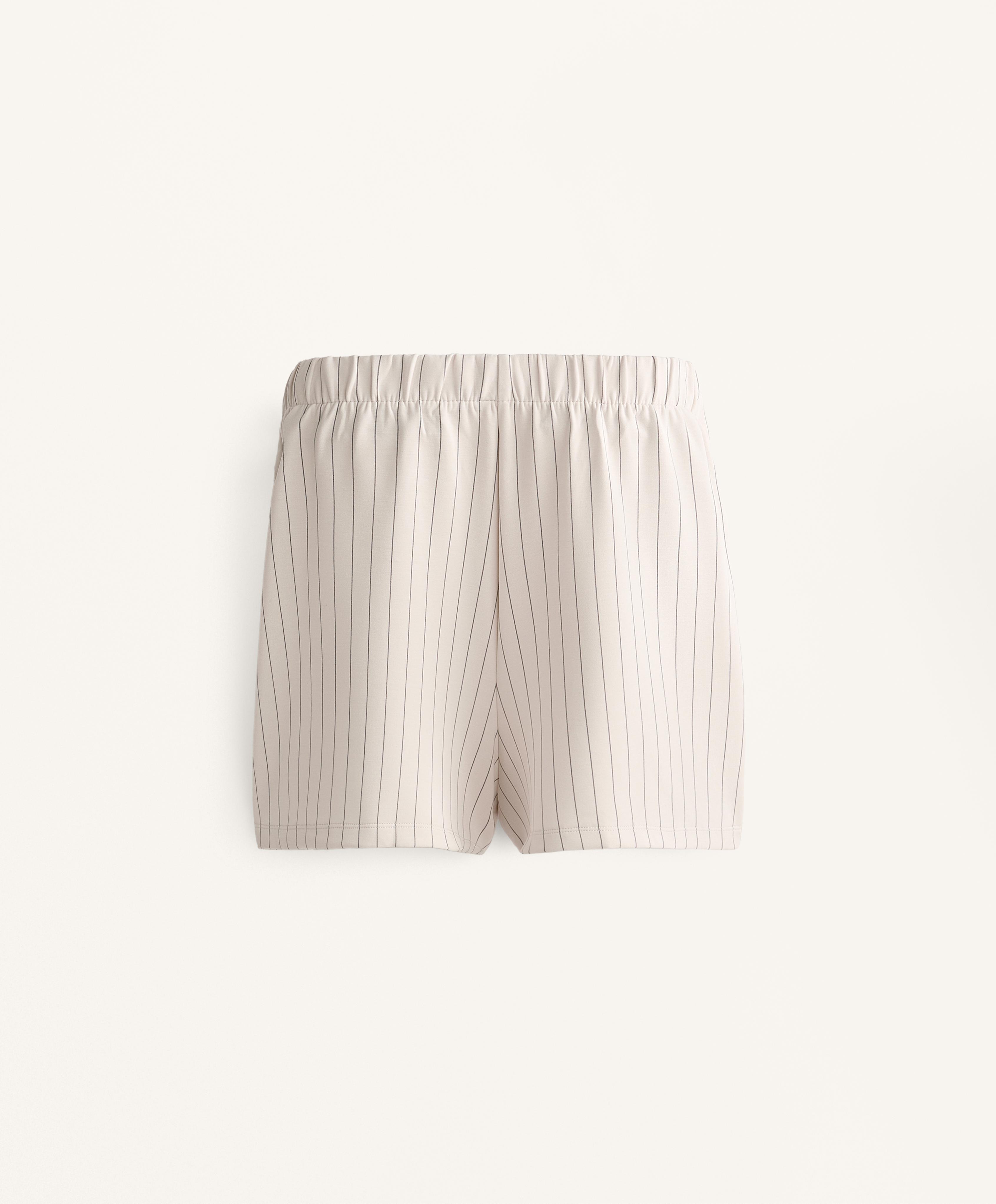 Shorts skort with soft-touch modal tie.