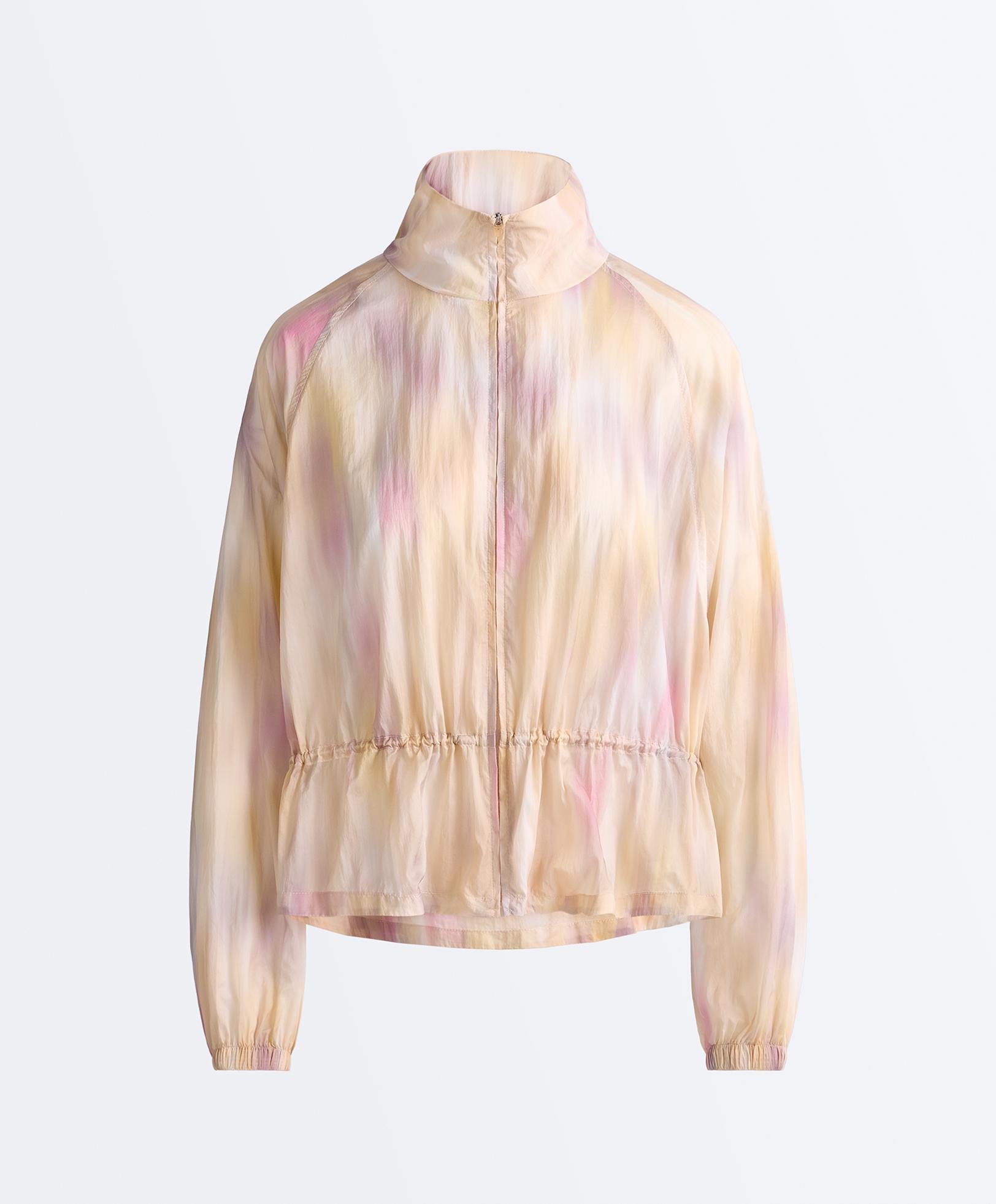 Tie-dye track jacket — BUTTER YELLOW