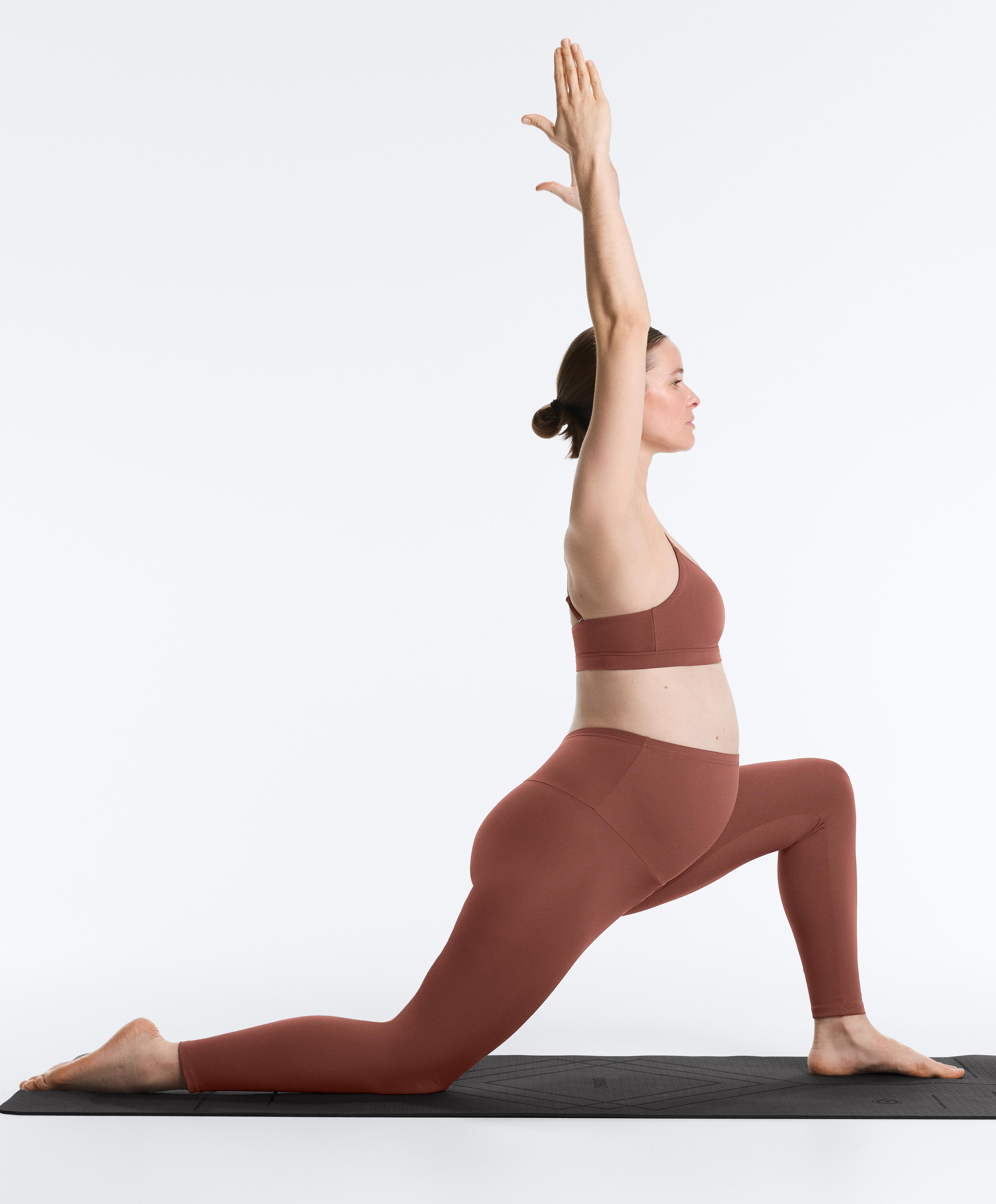 Comfortlux maternity leggings — MAHOGANY