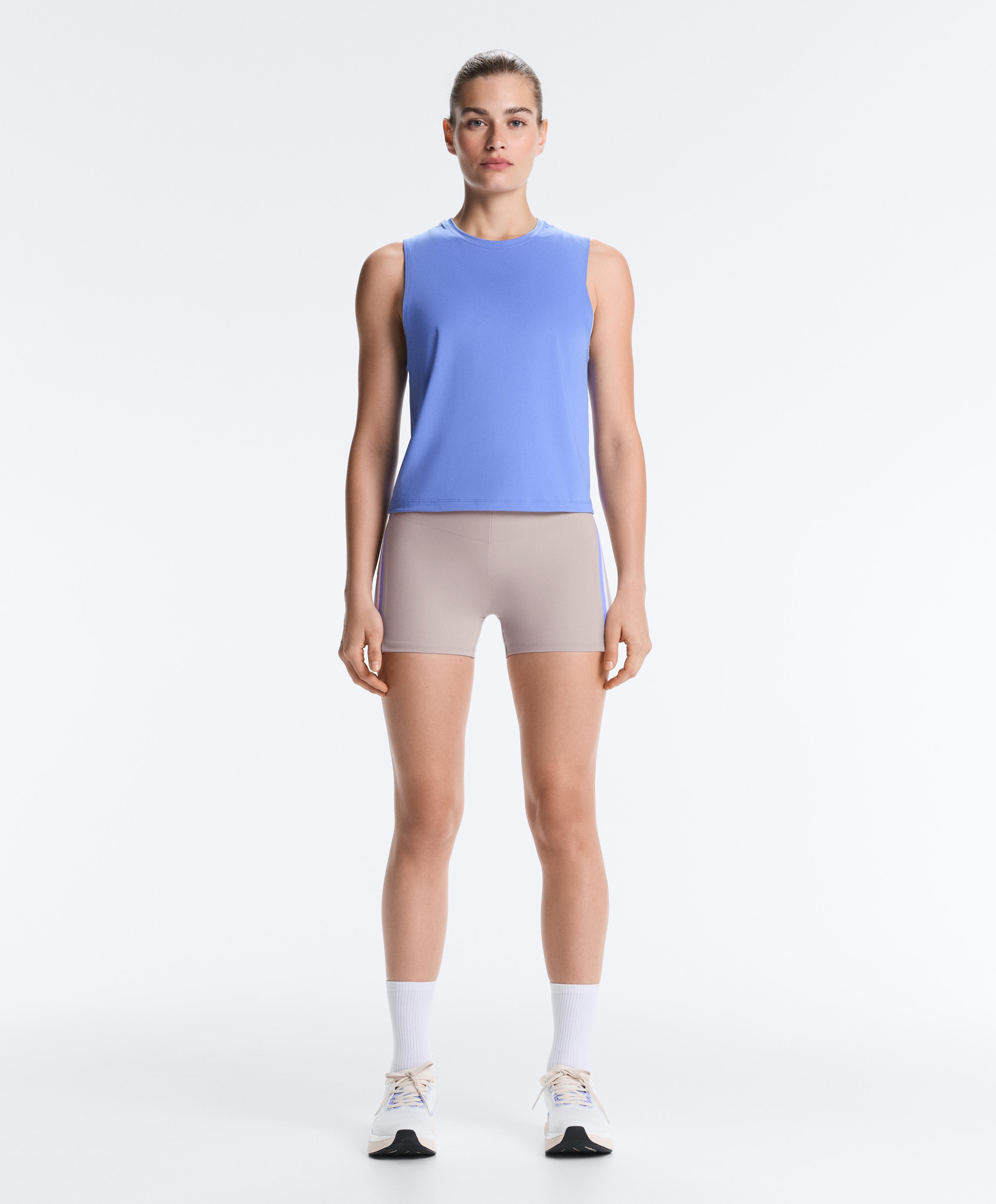 Technical sleeveless T-shirt — LAVENDER