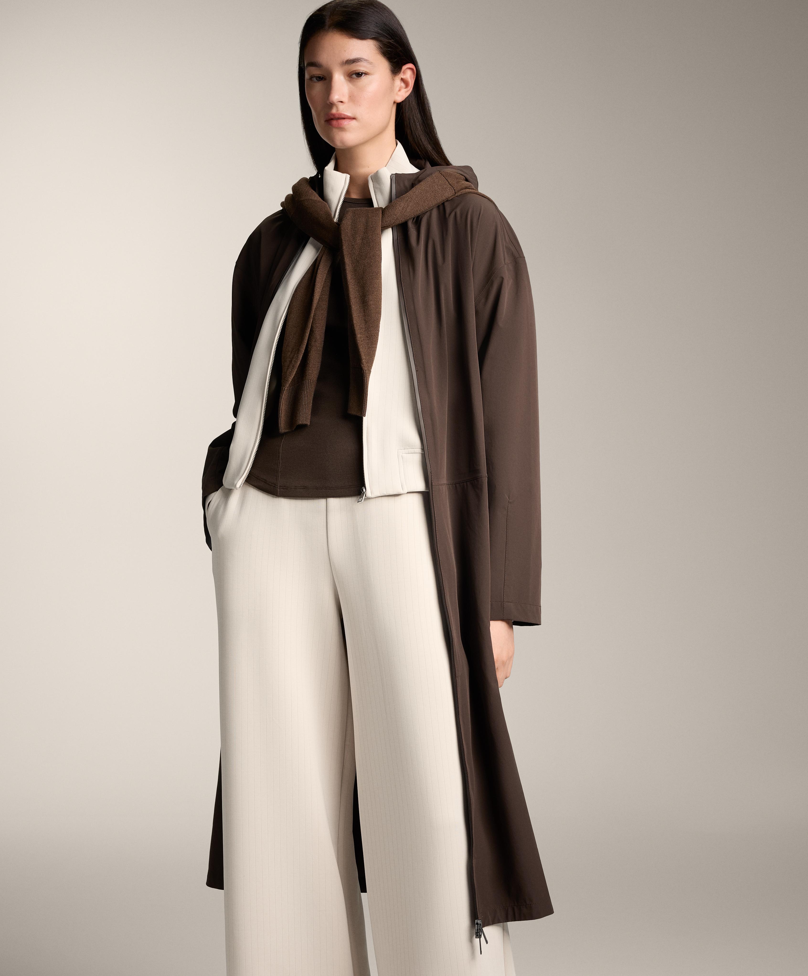 Long sleeve rib T-shirt with cotton and modal Long sleeve rib T-shirt with cotton and modal