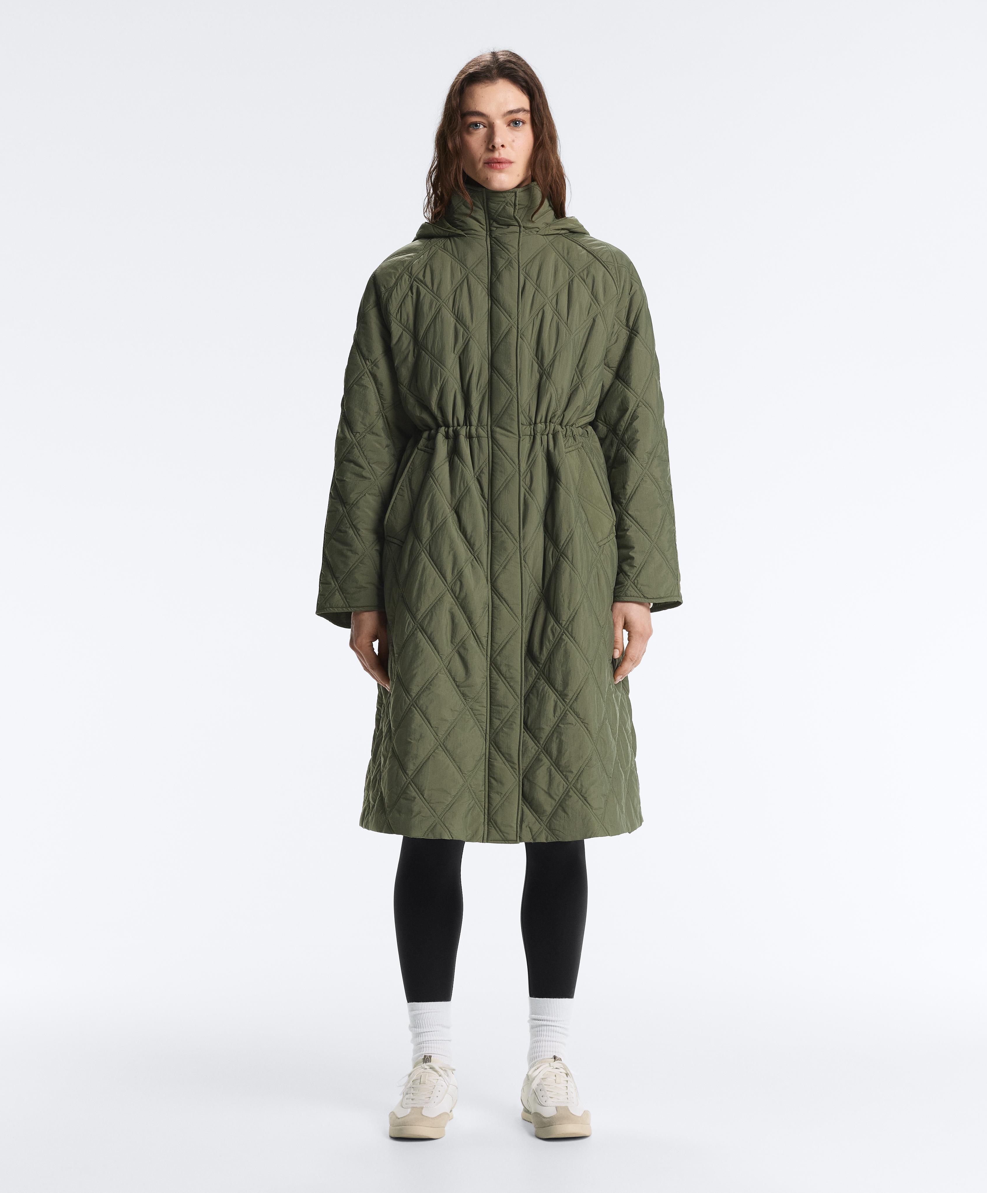 Water-repellent FELLEX® AEROGEL padded jacket — MID KHAKI