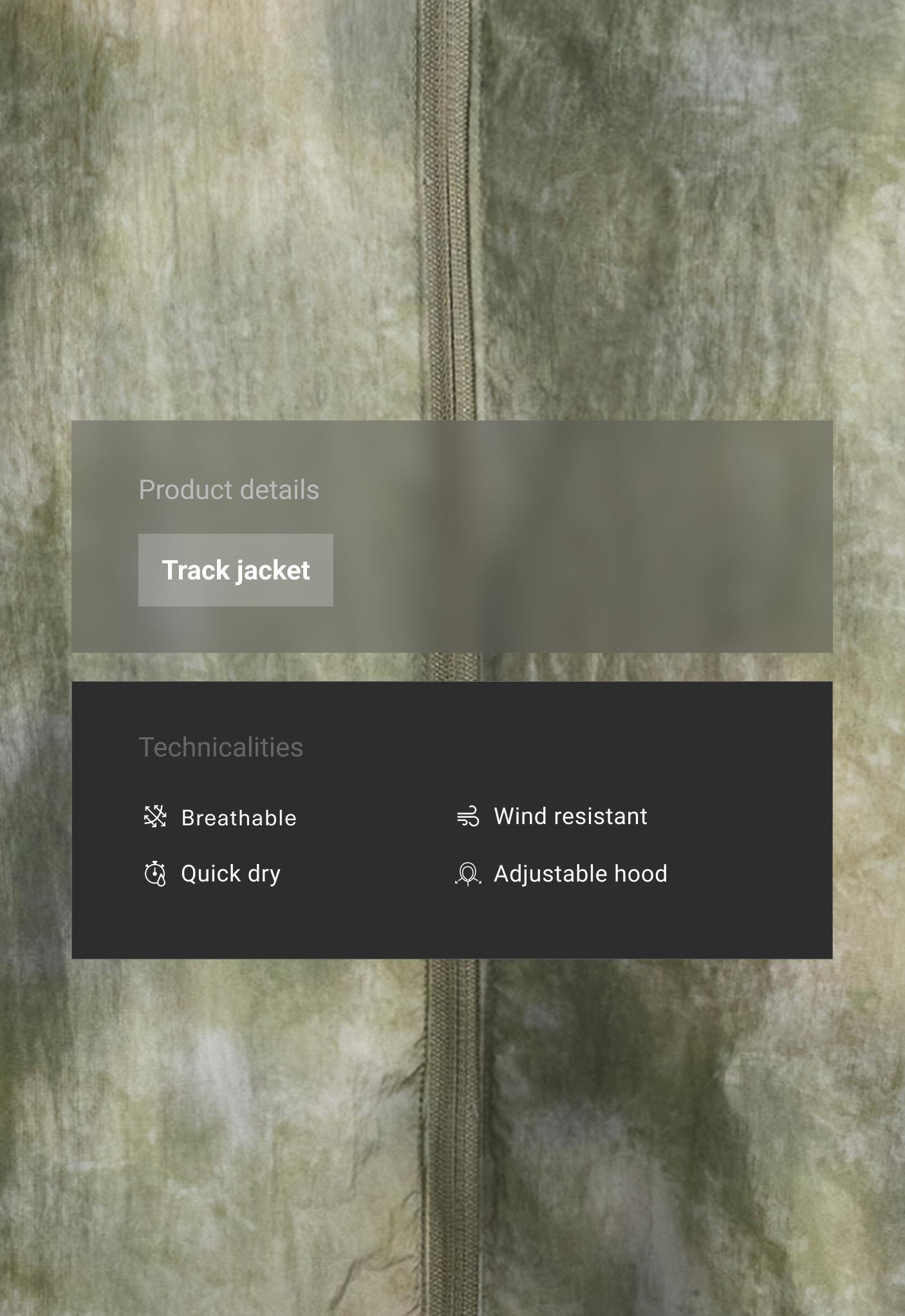Куртка Track с принтом Куртка Track с принтом