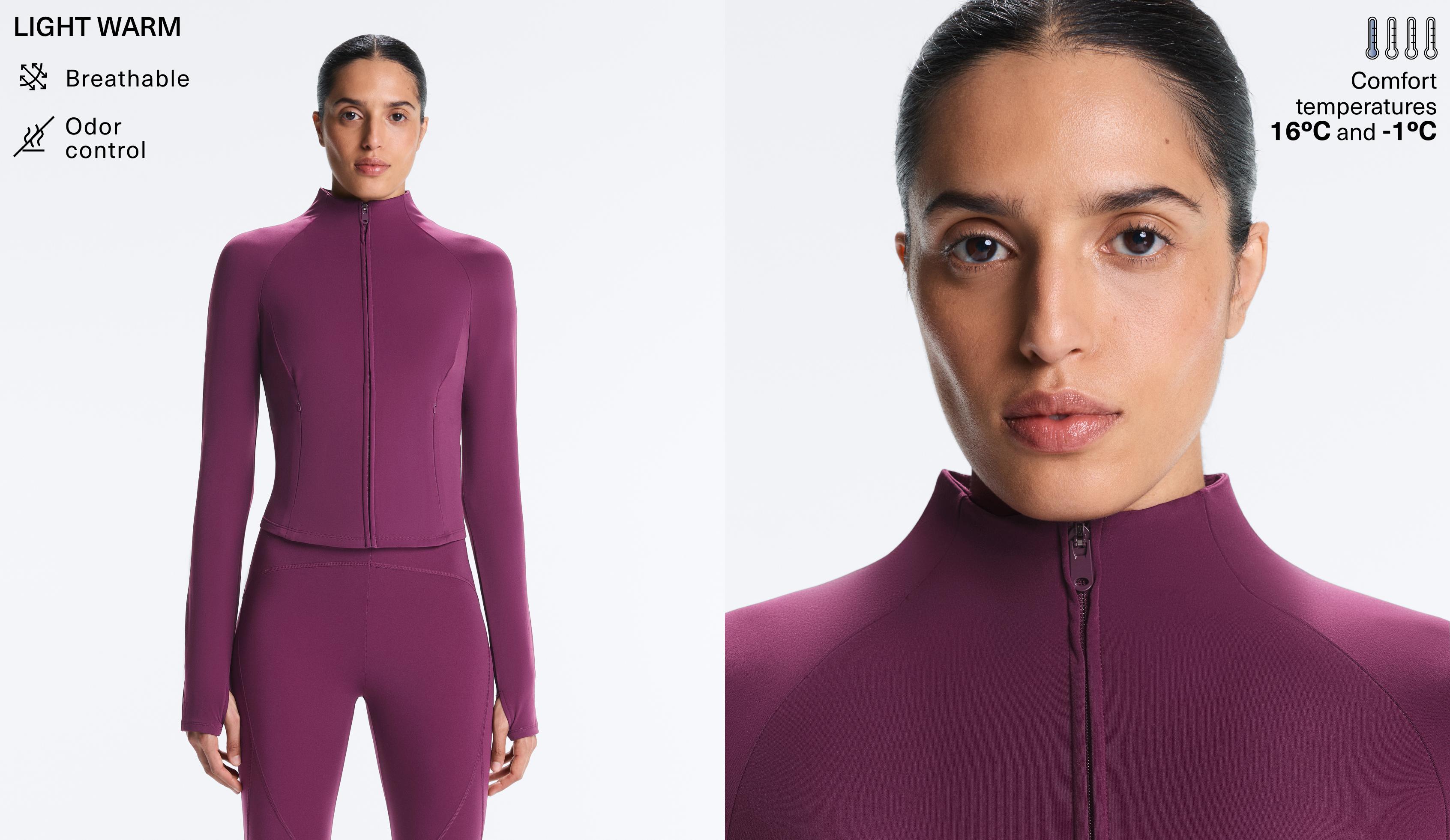 Light warm technical jacket