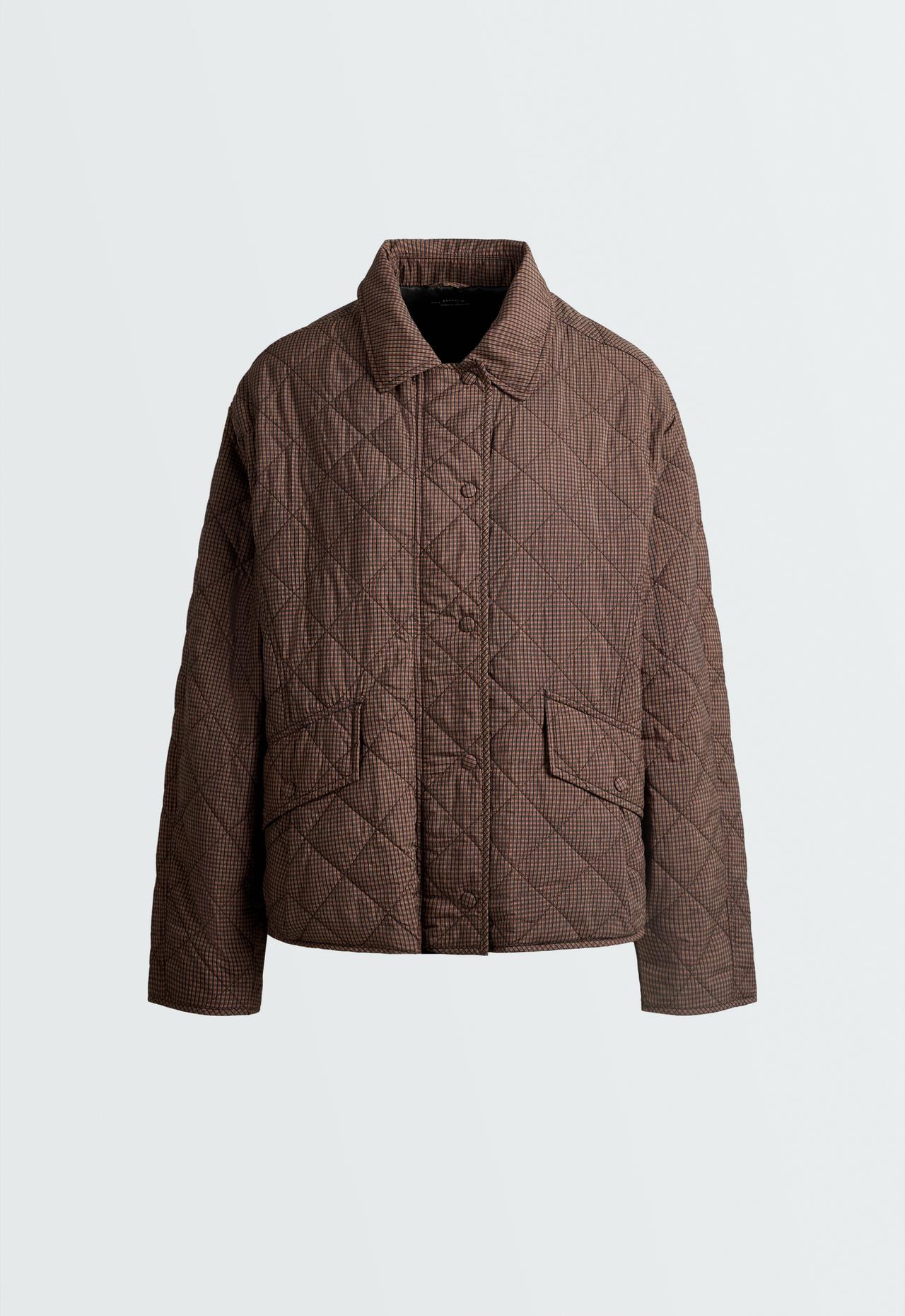 FELLEX® AEROGEL midi boxy padded jacket — MOCHA